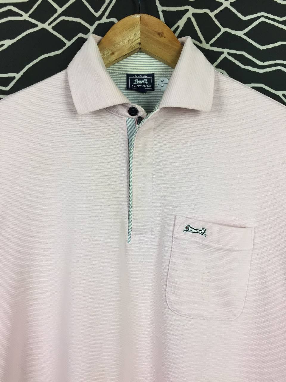 Le TIGRE Vtg Le Tigre The Classic Embroidered Logo Pocket Polo Shirt Size US M / EU 48-50 / 2 - 3 Thumbnail