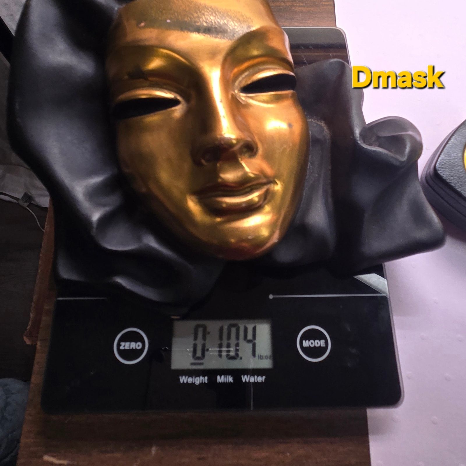 Vintage Vintage Hans Schirmer Achatit Venetian Mask - MCM Sculpture Size ONE SIZE - 6 Thumbnail