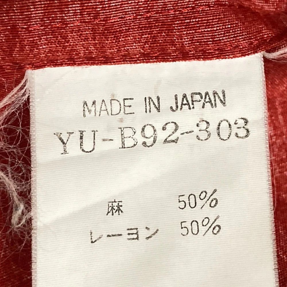 Yohji Yamamoto Y's/yohji yamamoto pour homme/red/ Long-sleeved shirt Size US XXL / EU 58 / 5 - 8 Thumbnail