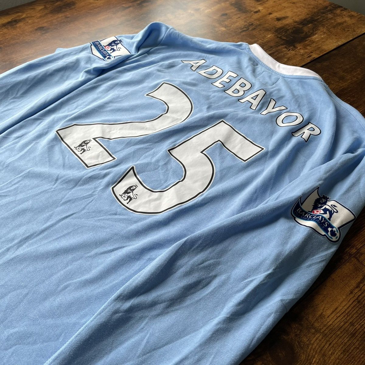 Umbro Manchester City 09/10 Umbro home soccer jersey - Adebayor 25 Size US L / EU 52-54 / 3 - 3 Thumbnail