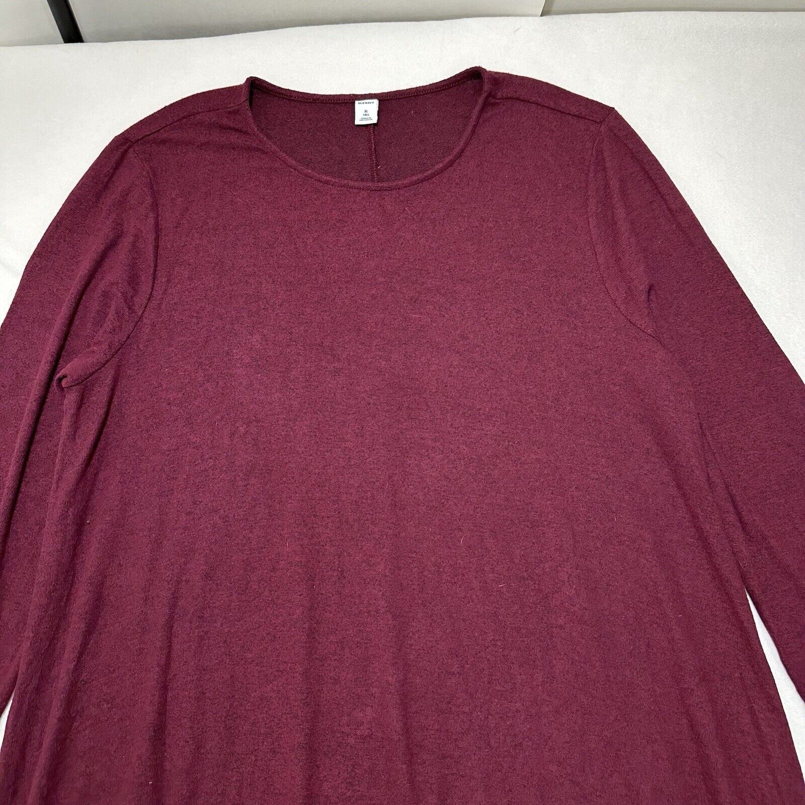 Old Navy Old Navy XL Tall Sweater Dress Long Sleeve A-Line Burgundy Size XL / US 12-14 / IT 48-50 - 2 Thumbnail