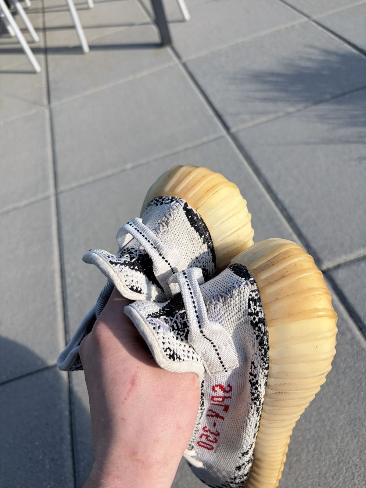 Adidas × Kanye West Adidas Yeezy Boost 350 V2 Zebra Size US 10 / EU 43 - 8 Thumbnail