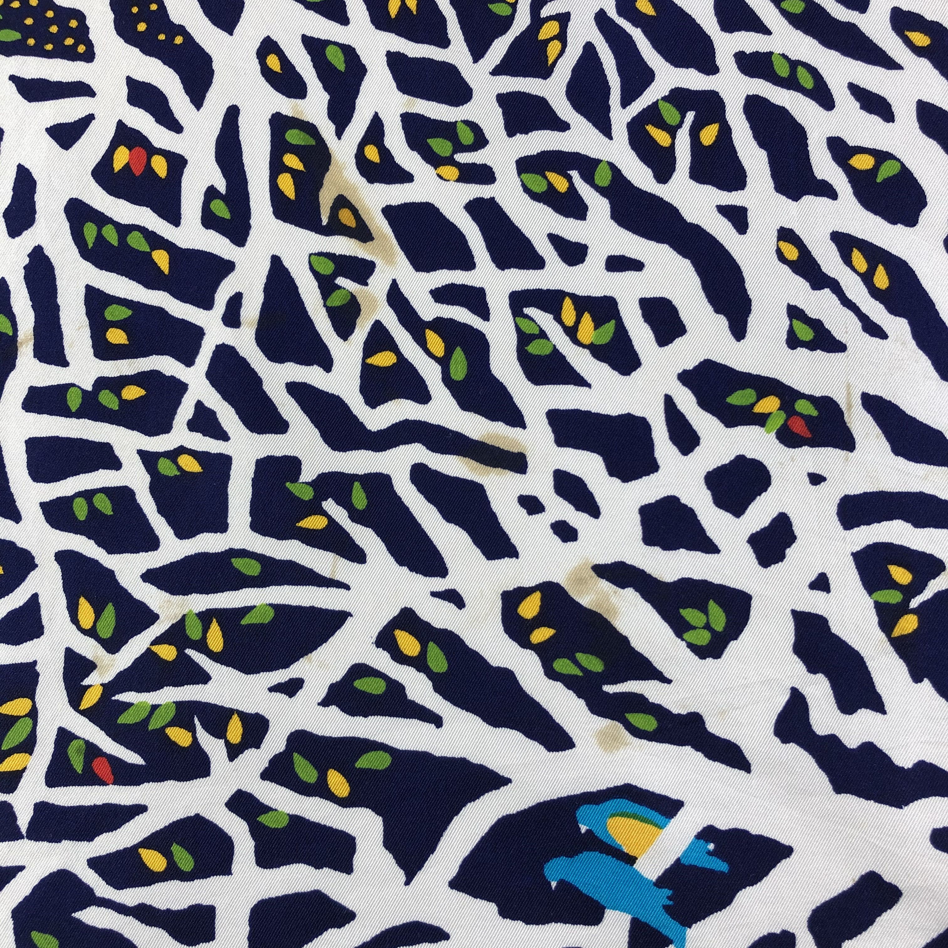 Vintage Vintage Silk Scarf Size ONE SIZE - 7 Thumbnail