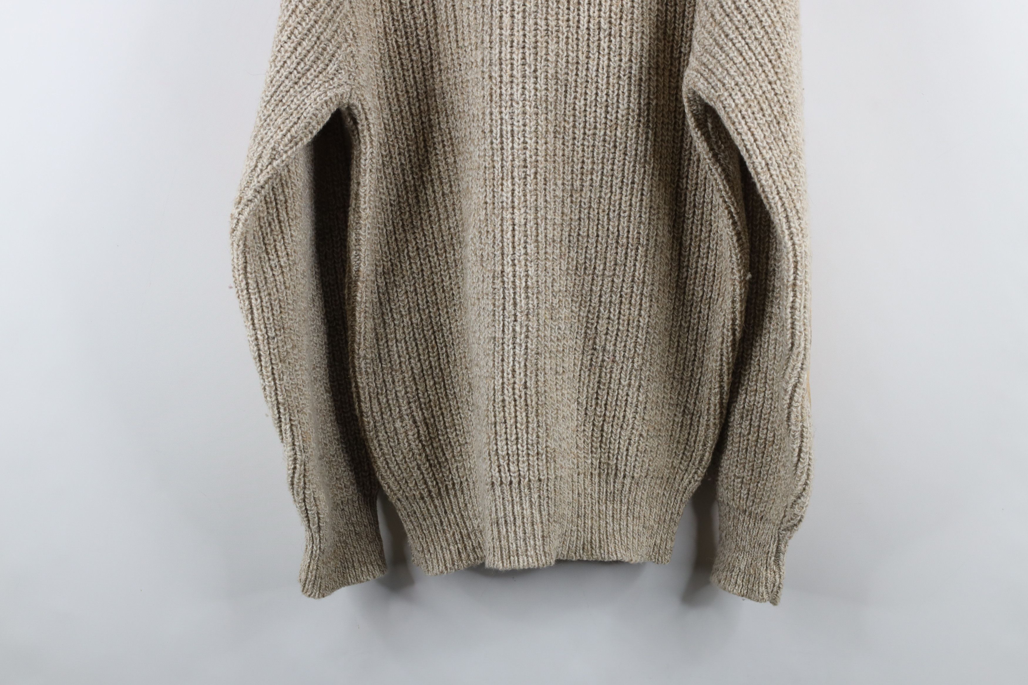 Orvis × Vintage Vintage 70s Orvis Leather Trim Elbow Patch Zip Sweater USA Size US S / EU 44-46 / 1 - 14 Thumbnail