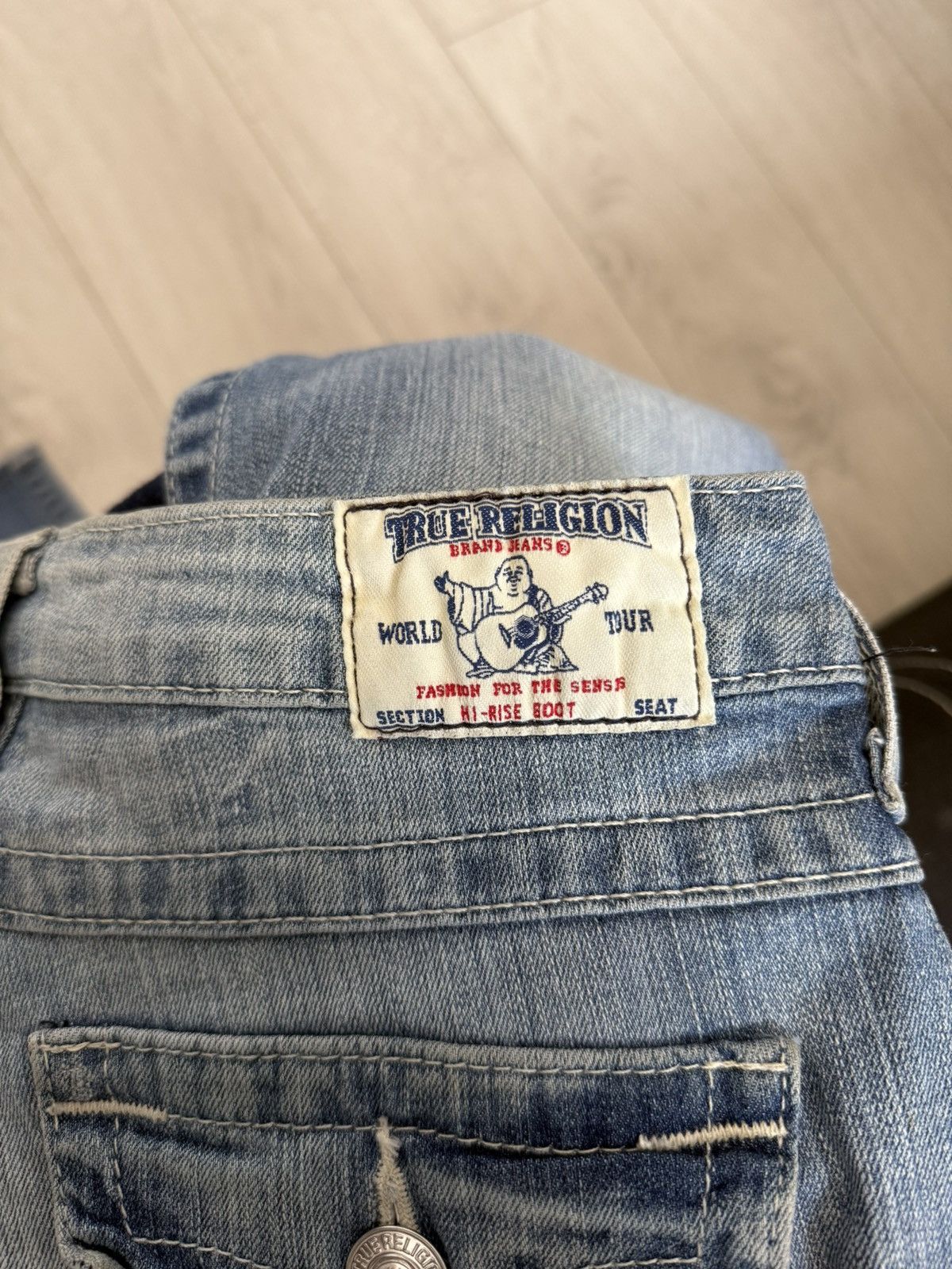 True Religion True Religion Washed Flared Bootcut Denim Jeans Hi-Rise Boot Size 26" / US 2 / IT 38 - 11 Thumbnail