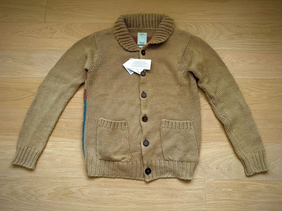 Visvim Visvim Sturgis Sweater (Flag Stars) Pl. Mud Natural Dye | Grailed