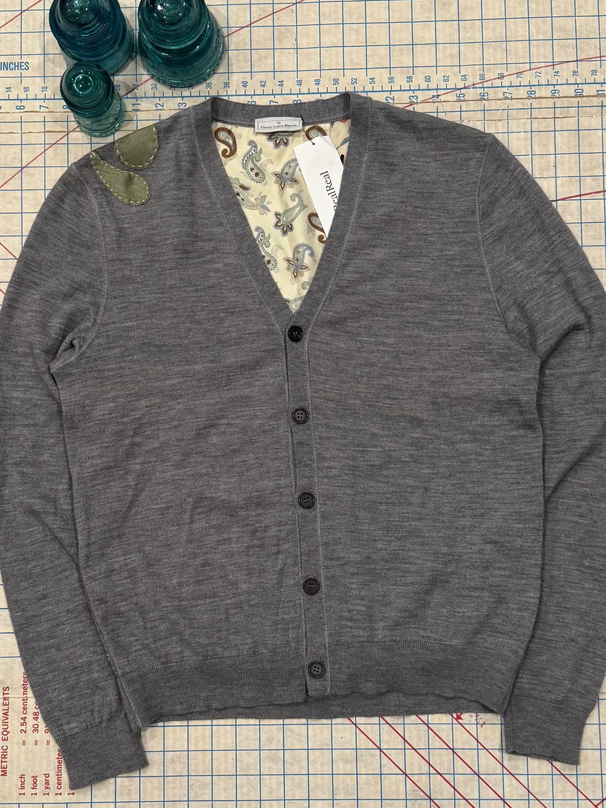 Pierre-Louis Mascia Pierre Louis Mascia Floral Paisley Patchwork Cardigan Medium Size M / US 6-8 / IT 42-44 - 4 Thumbnail