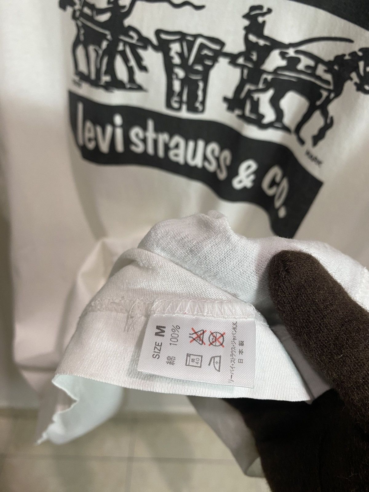 Levi's Vintage Clothing Vtg 90’s Levi’s LS Tee Size US L / EU 52-54 / 3 - 4 Thumbnail