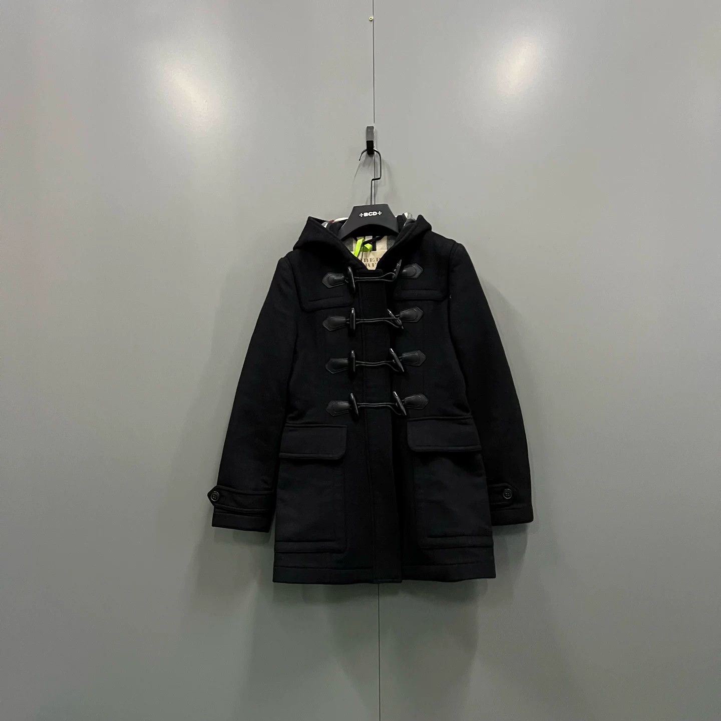 Burberry Burberry Black Toggle Coat Size S / US 4 / IT 40 - 1 Thumbnail