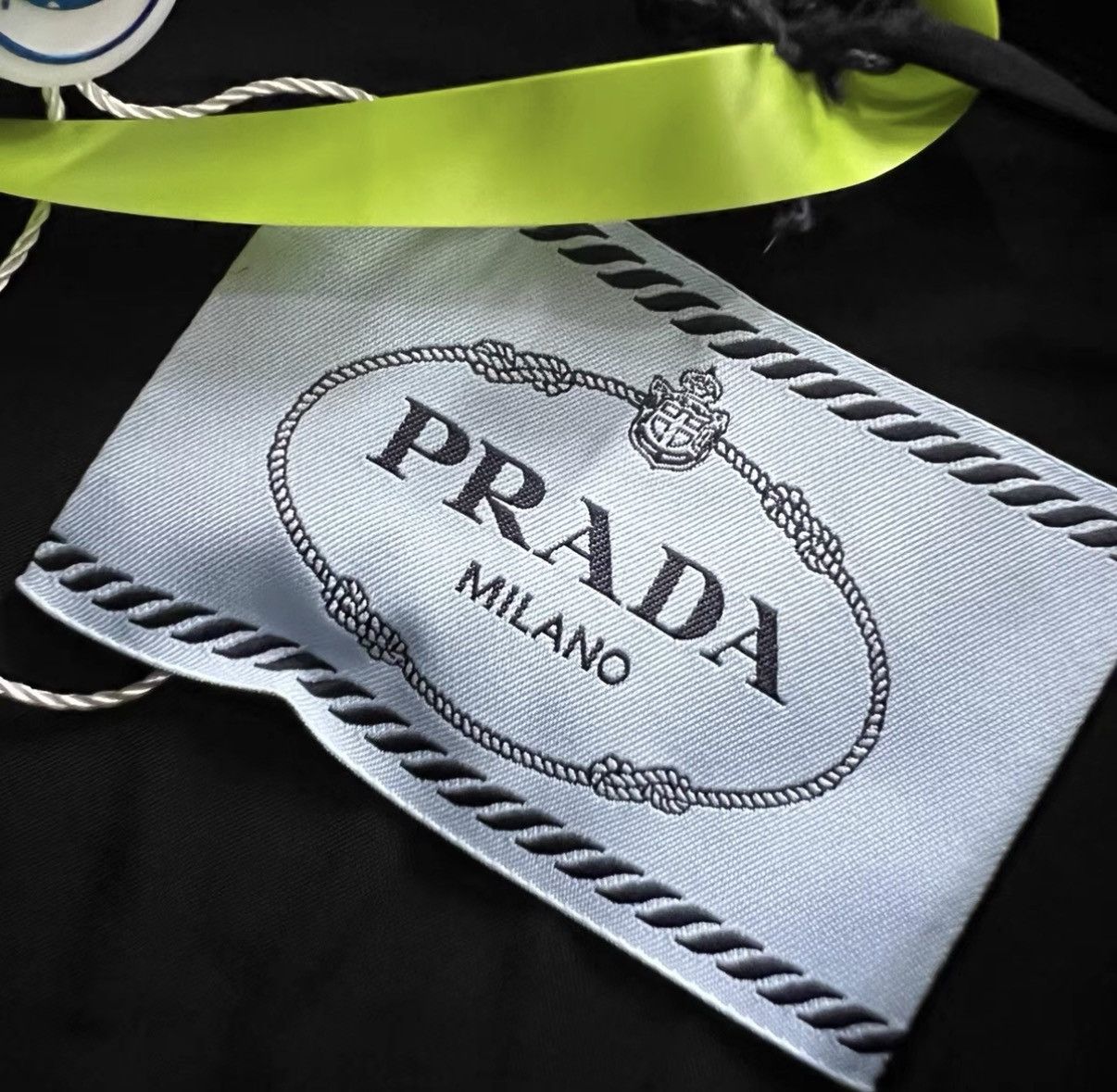 Prada Prada Black Triangle Logo Cropped Jacket J41 Size XS / US 0-2 / IT 36-38 - 4 Thumbnail