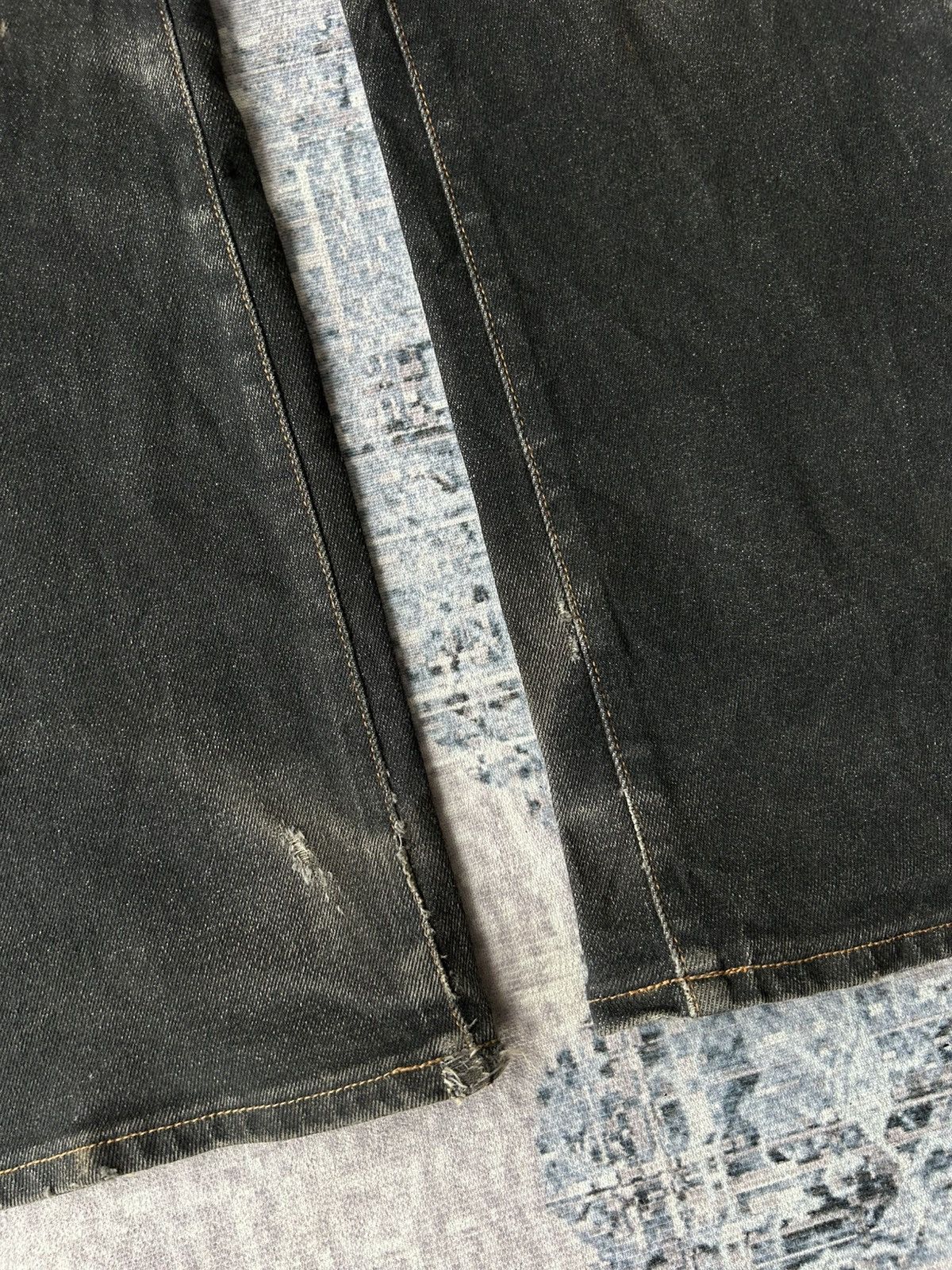 If Six Was Nine Flared Tornado Mart Styles Black Denim Size US 28 / EU 44 - 9 Thumbnail