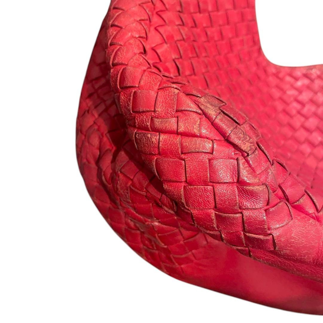 Bottega Veneta Bottega Veneta - Shoulder Bag Campanna Intrecciato Bordeaux Size ONE SIZE - 3 Thumbnail