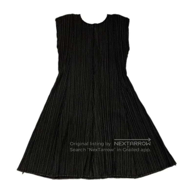 Issey Miyake Issey Miyake Black Dress Size L / US 10 / IT 46 - 2 Thumbnail