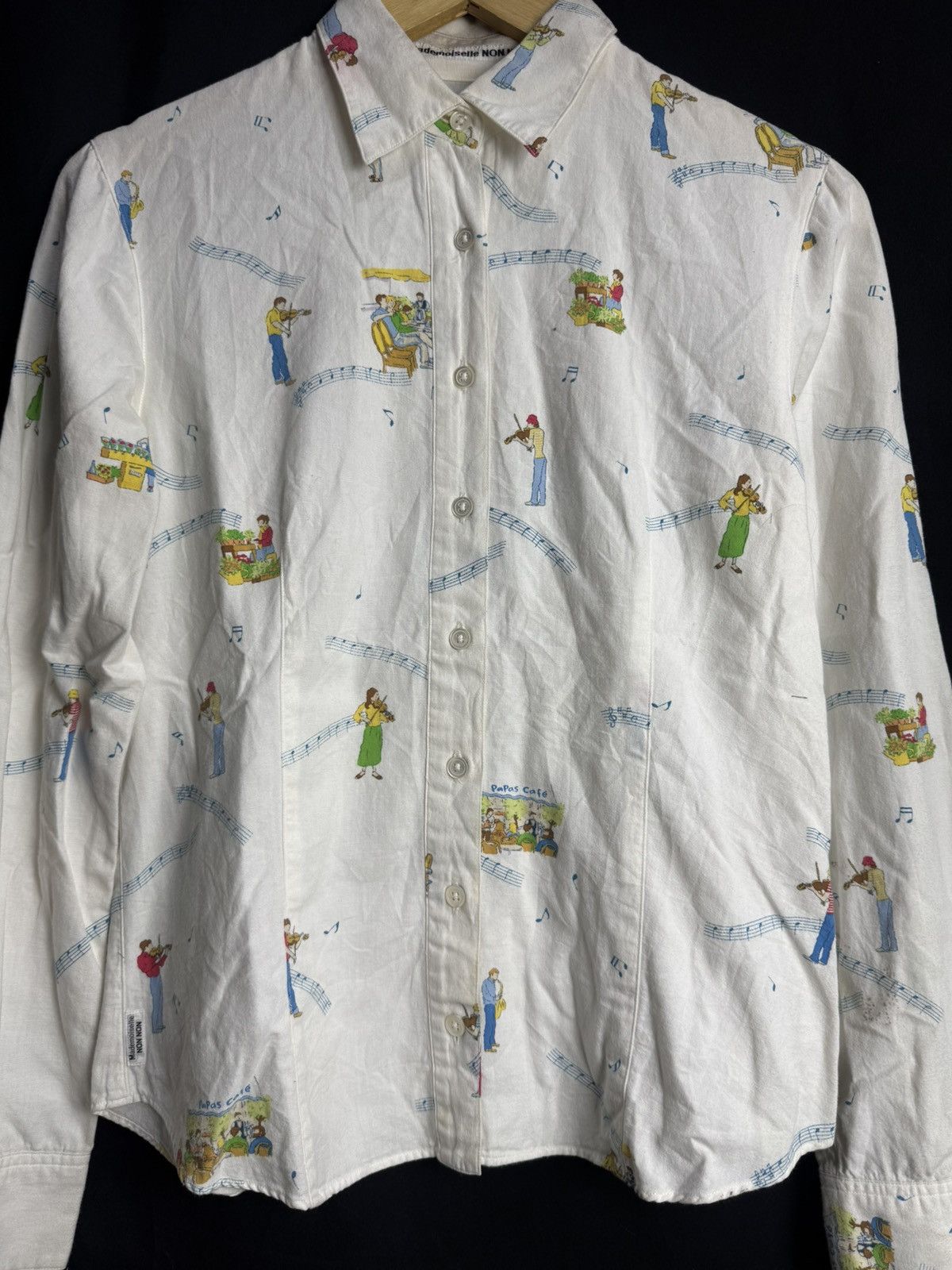 Issey Miyake Issey Miyake Mademoiselle Non Non Music Long Shirt Size US S / EU 44-46 / 1 - 3 Thumbnail
