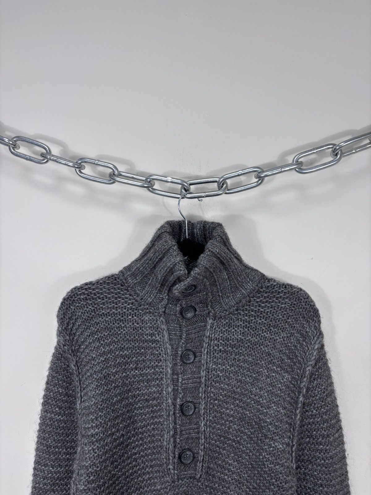 Dolce & Gabbana Vintage Dolce & Gabbana 2000s Quilted Buttoned Wool Sweater Size US M / EU 48-50 / 2 - 3 Thumbnail