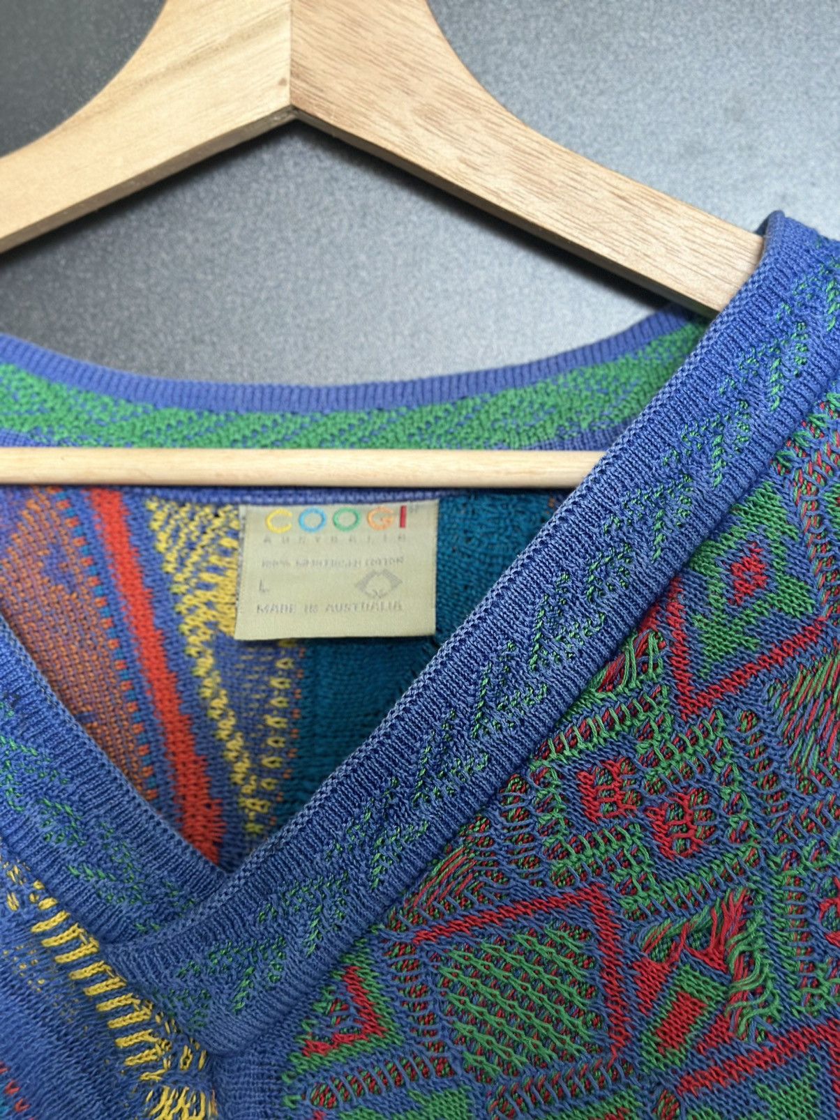 Coogi rare Coogi Australia 90s Cable knit Size US L / EU 52-54 / 3 - 4 Thumbnail
