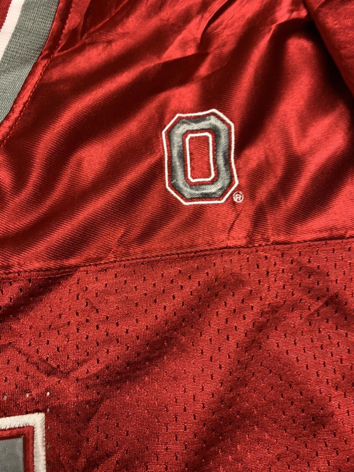 Designer Colosseum Athletics Ohio State #7 Football Red Jersey Size L Size ONE SIZE - 4 Thumbnail