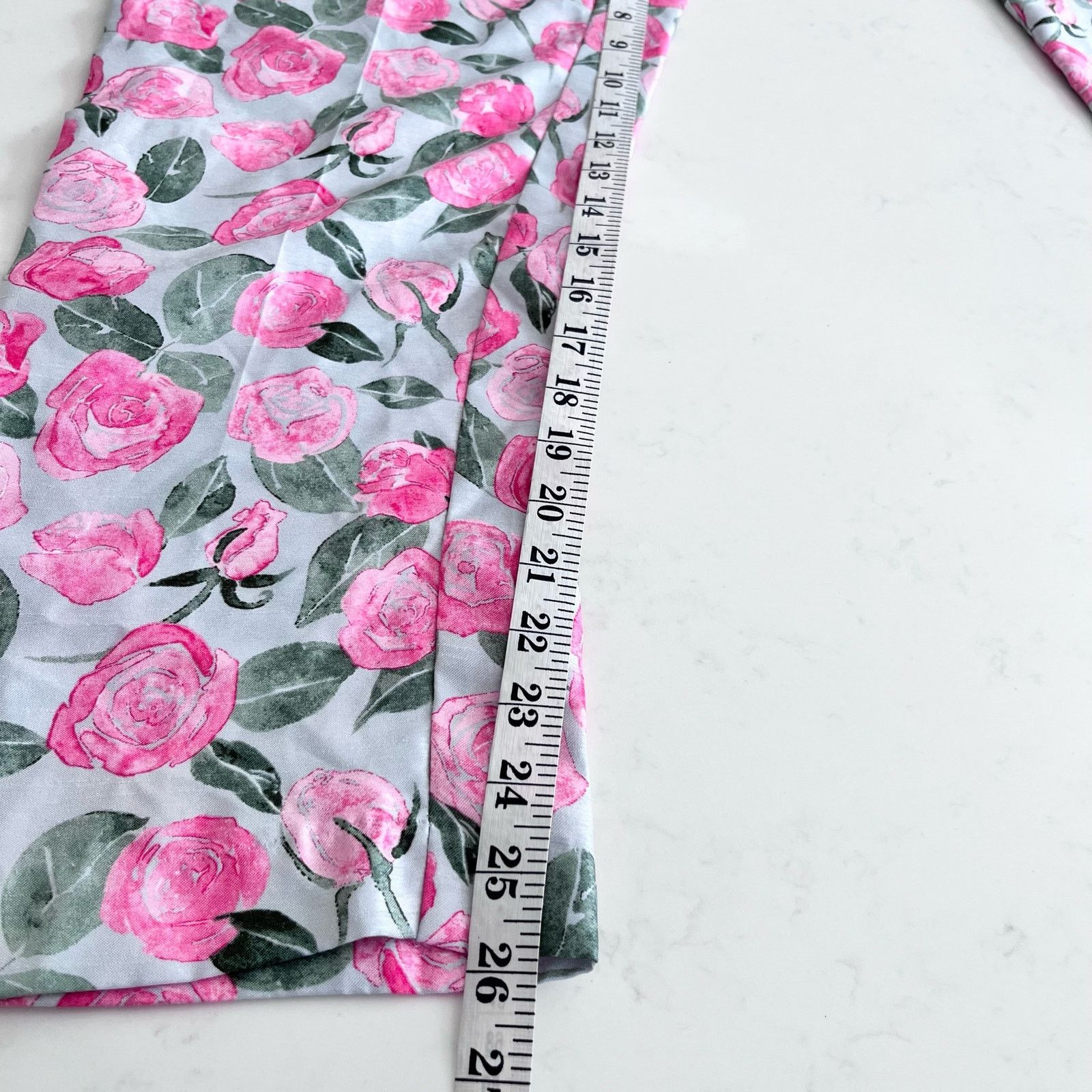 H&M H&M floral woven pink white dress pants with a sheen size 14 Size 36" / US 14 / IT 50 - 7 Thumbnail
