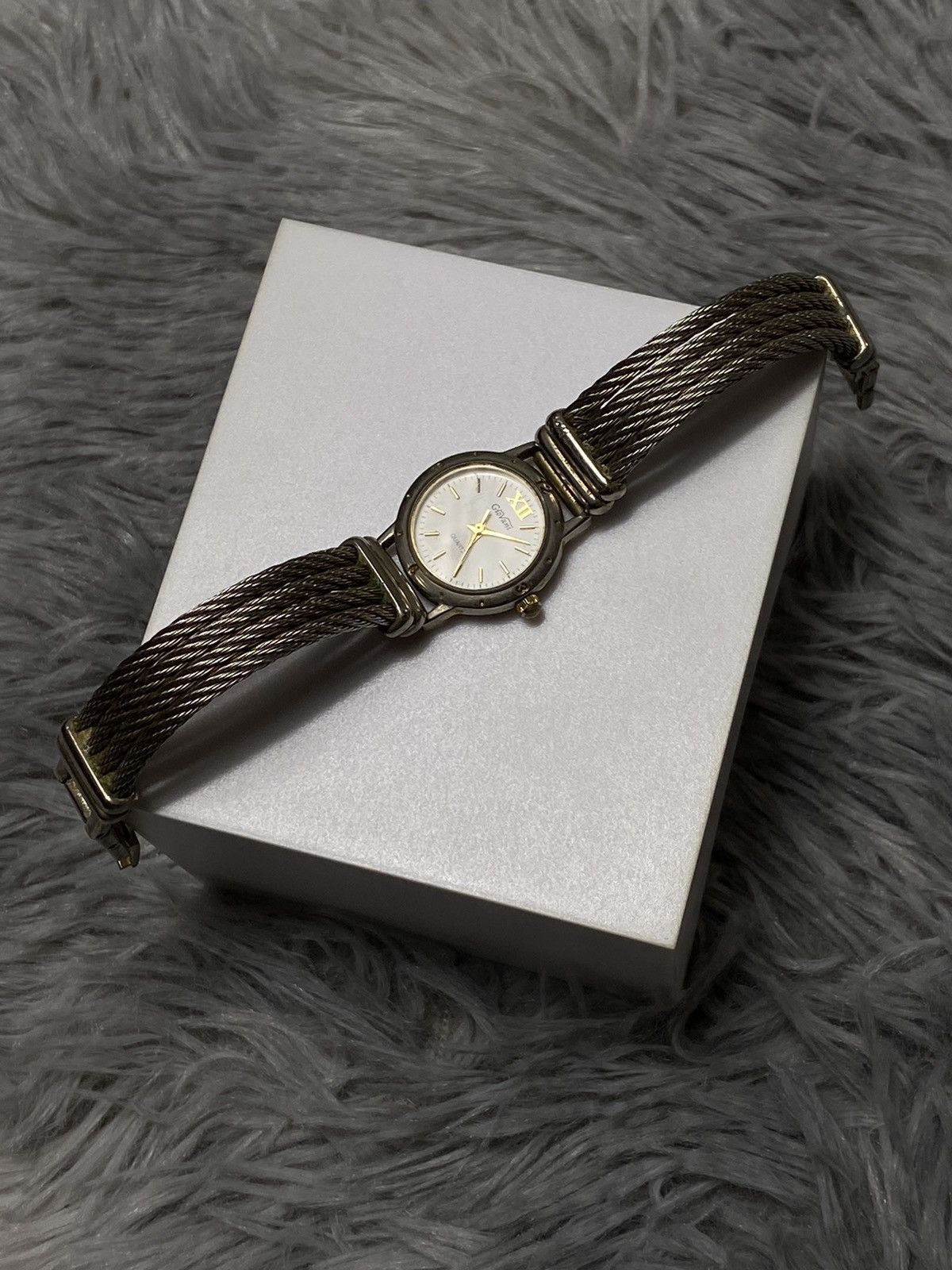 Japanese Brand × Jewelry × Vintage Giovani Quartz Watch with Steel Cable Band | Elegant Design Size ONE SIZE - 10 Thumbnail
