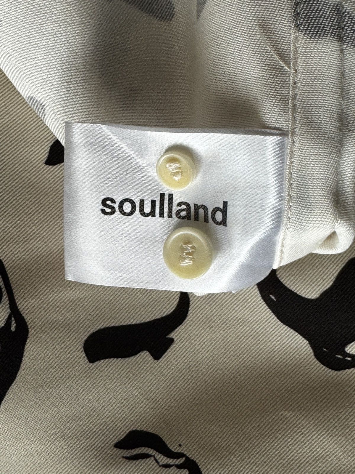 Soulland Off-White Perry Shirt Size US L / EU 52-54 / 3 - 7 Thumbnail