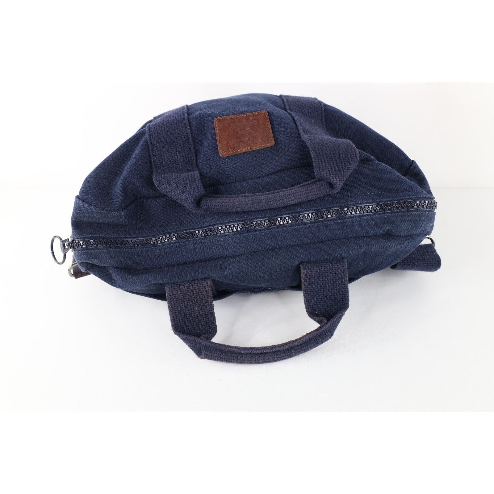 Lands' End Vintage 90s Lands End Heavy Canvas Handled Briefcase Bag Size ONE SIZE - 5 Thumbnail