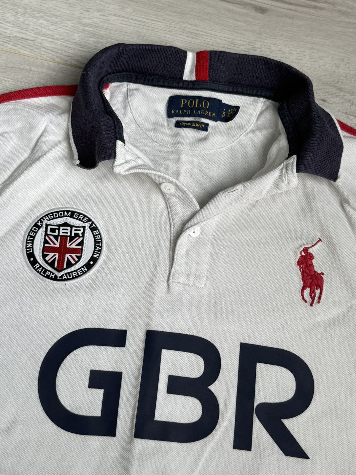 Polo Ralph Lauren Polo Ralph Lauren Great Britain England polo shirt Size US L / EU 52-54 / 3 - 3 Thumbnail