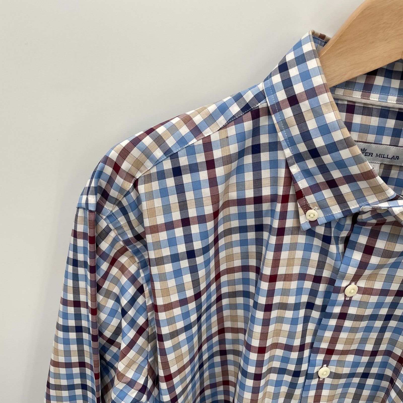 Peter Millar PETER MILLAR Premium Cotton Button Down Shirt // XL Size US XL / EU 56 / 4 - 4 Thumbnail