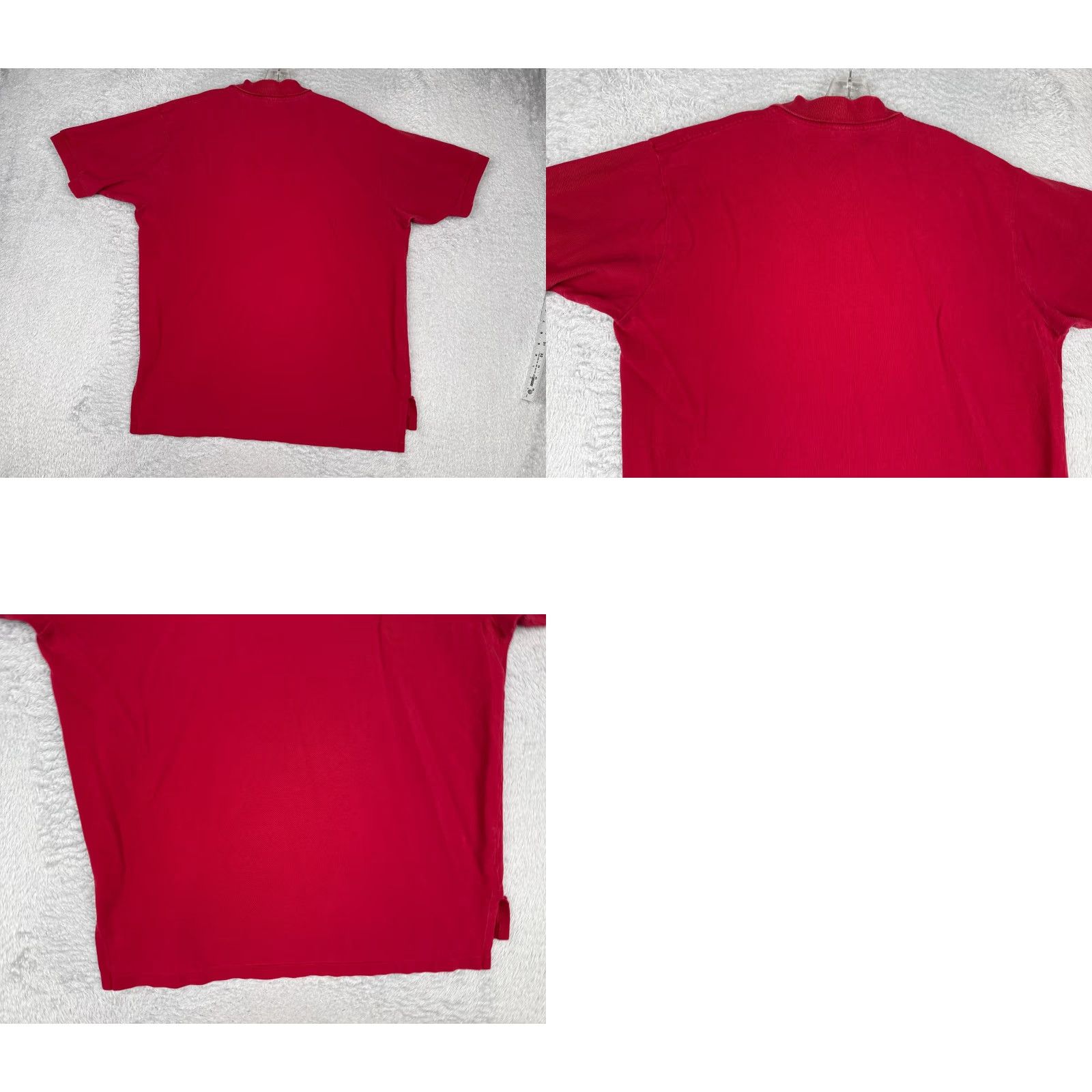 Ralph Lauren VINTAGE Ralph Lauren Polo Shirt Men XL Red Short Sleeve 100% Cotton Logo Embroidered Slim Fit Casual Sports Polo Size US XL / EU 56 / 4 - 9 Thumbnail