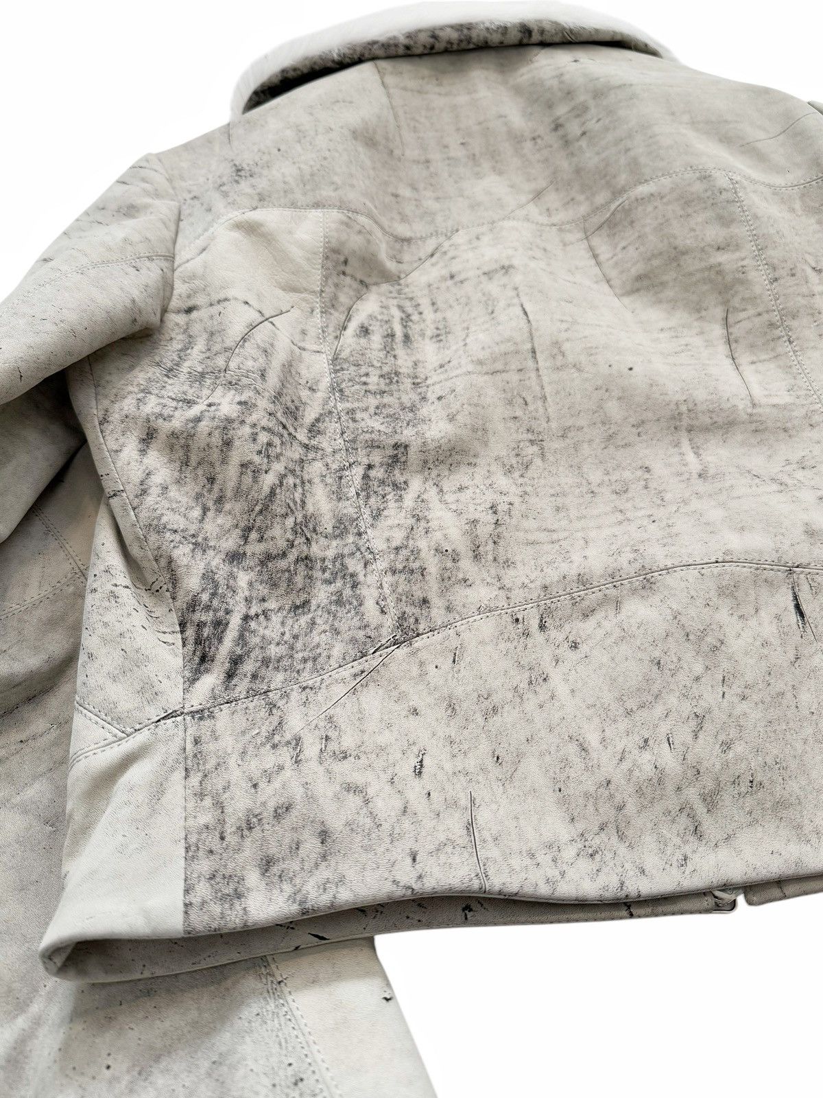 Eckhaus Latta Hide Fur Faded Leather Jacket Size US M / EU 48-50 / 2 - 10 Thumbnail