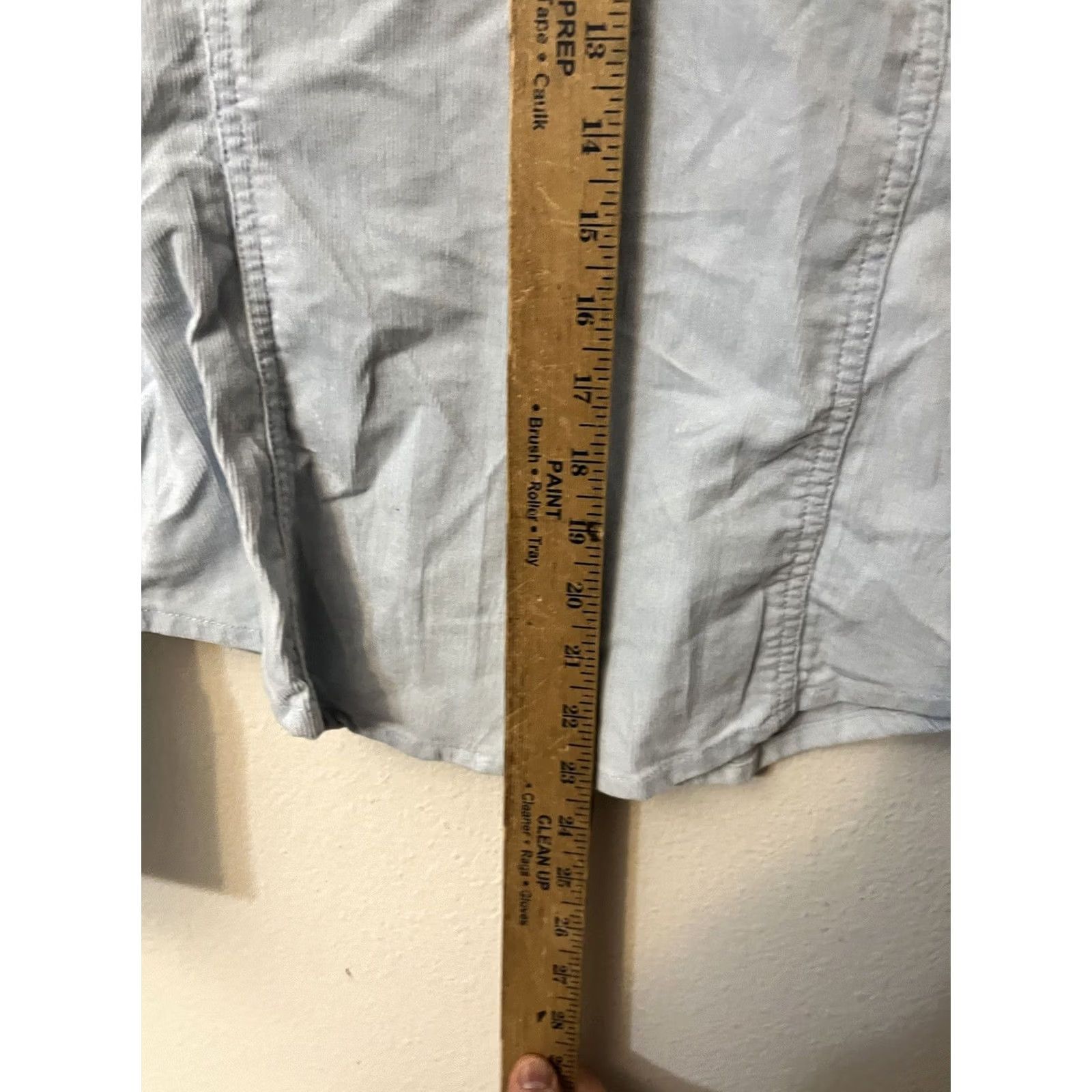 Gap VINTAGE GAP Shirt Womens XS Blue Corduroy Pearl Snap Western Cowgirl Y2K Rode Size XS / US 0-2 / IT 36-38 - 4 Thumbnail