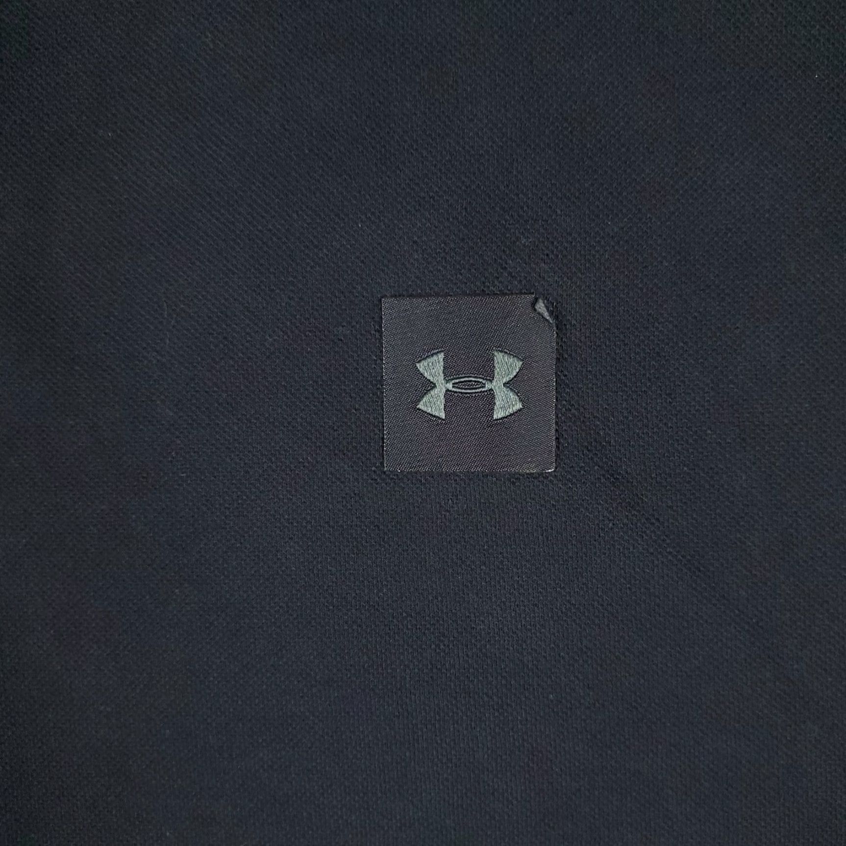 Under Armour Under Armour Polo Shirt Mens XL Black Cotton Golf Casual Short Sleeve Polo Mens XL Black Under Armour HeatGear Sports Logo Modern Preppy Size US XL / EU 56 / 4 - 3 Thumbnail