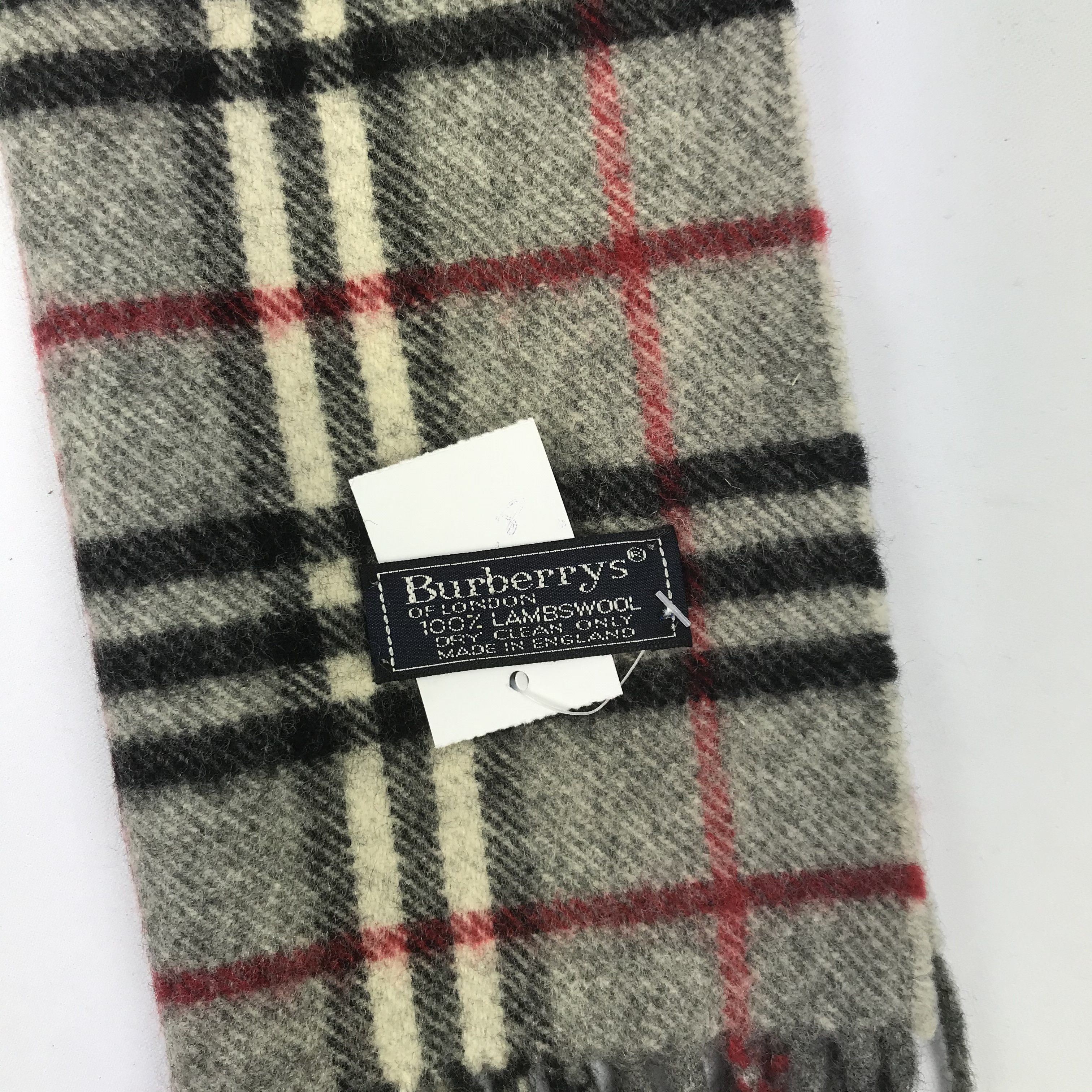 Burberry × Vintage Vintage Burberry Scarf Muffler Wool Cashmere Scarves Size ONE SIZE - 4 Thumbnail