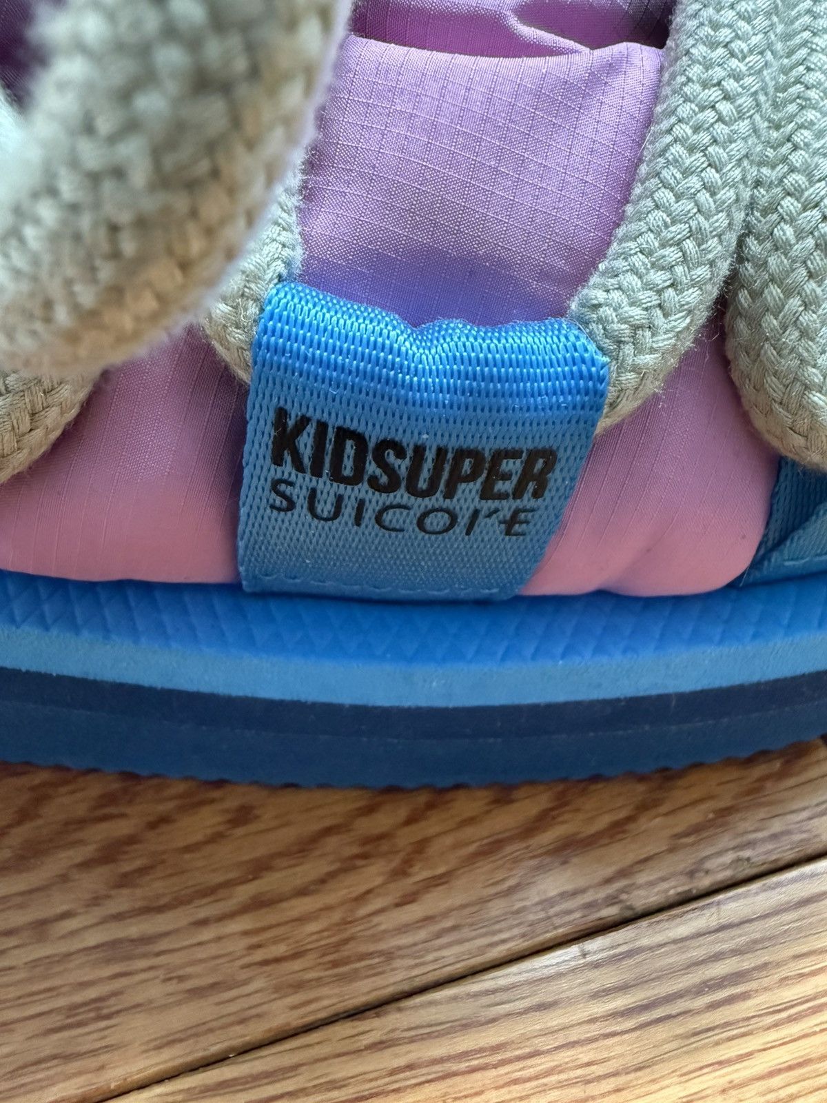 KidSuper × Suicoke Kidsuper x Suicoke Collaboration Pink and Blue Size US 9 / EU 42 - 4 Thumbnail