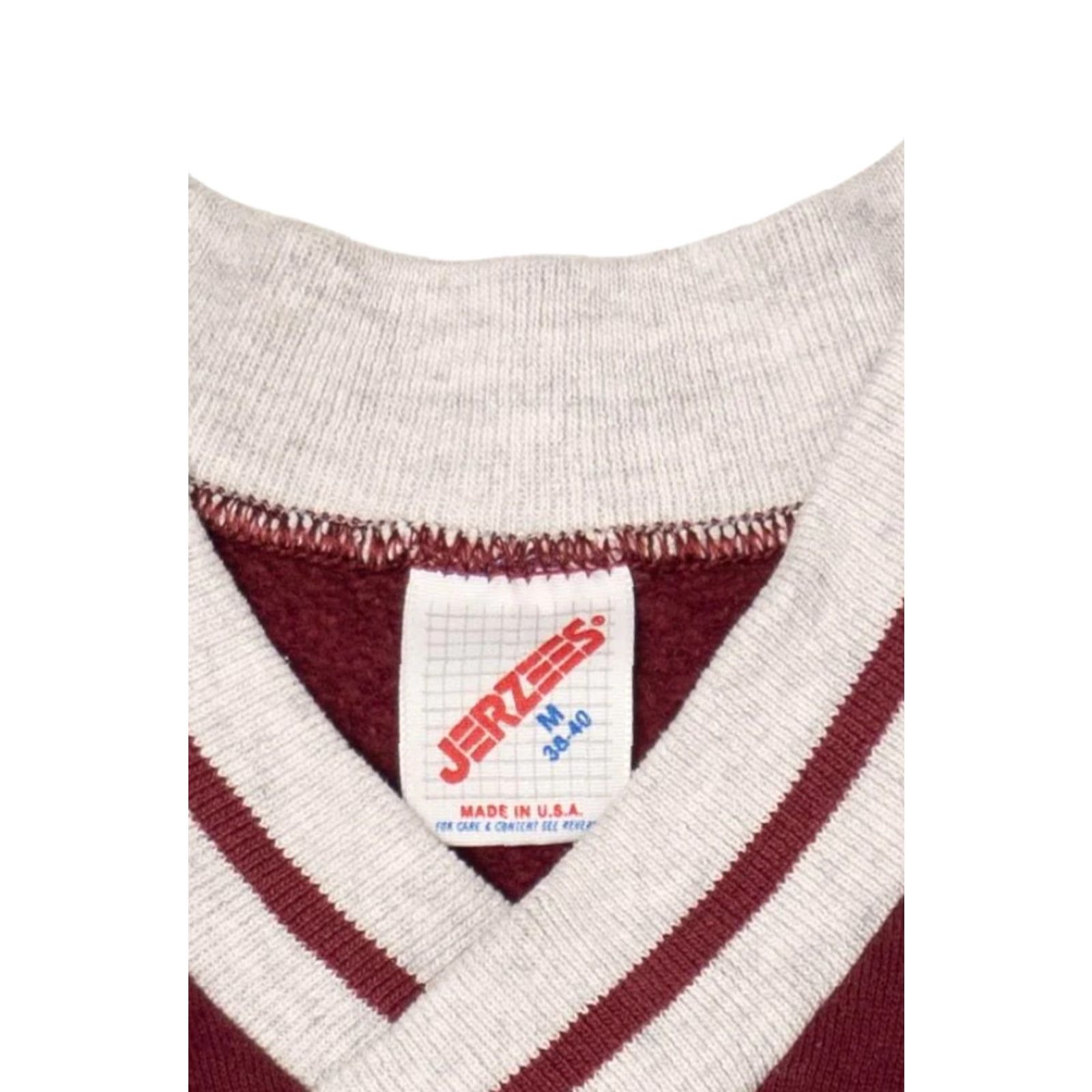 Jerzees Vintage Red Jerzees Sweatshirt We Build Quality 1990s Shirt Adults Medium Red 1990s Mens Size US M / EU 48-50 / 2 - 3 Thumbnail