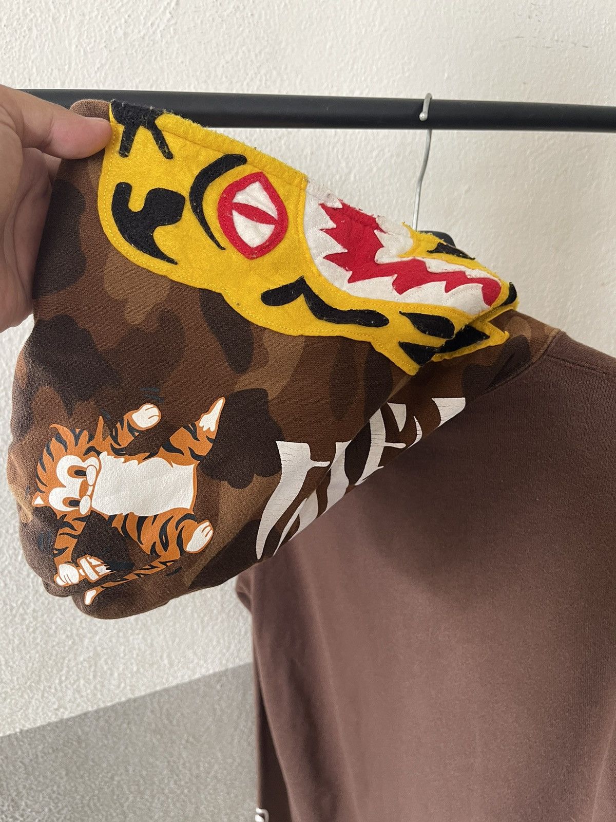 Bape Bape Tiger Full Zip Funthera Militia Brown Hoodie Size S / US 4 / IT 40 - 10 Thumbnail