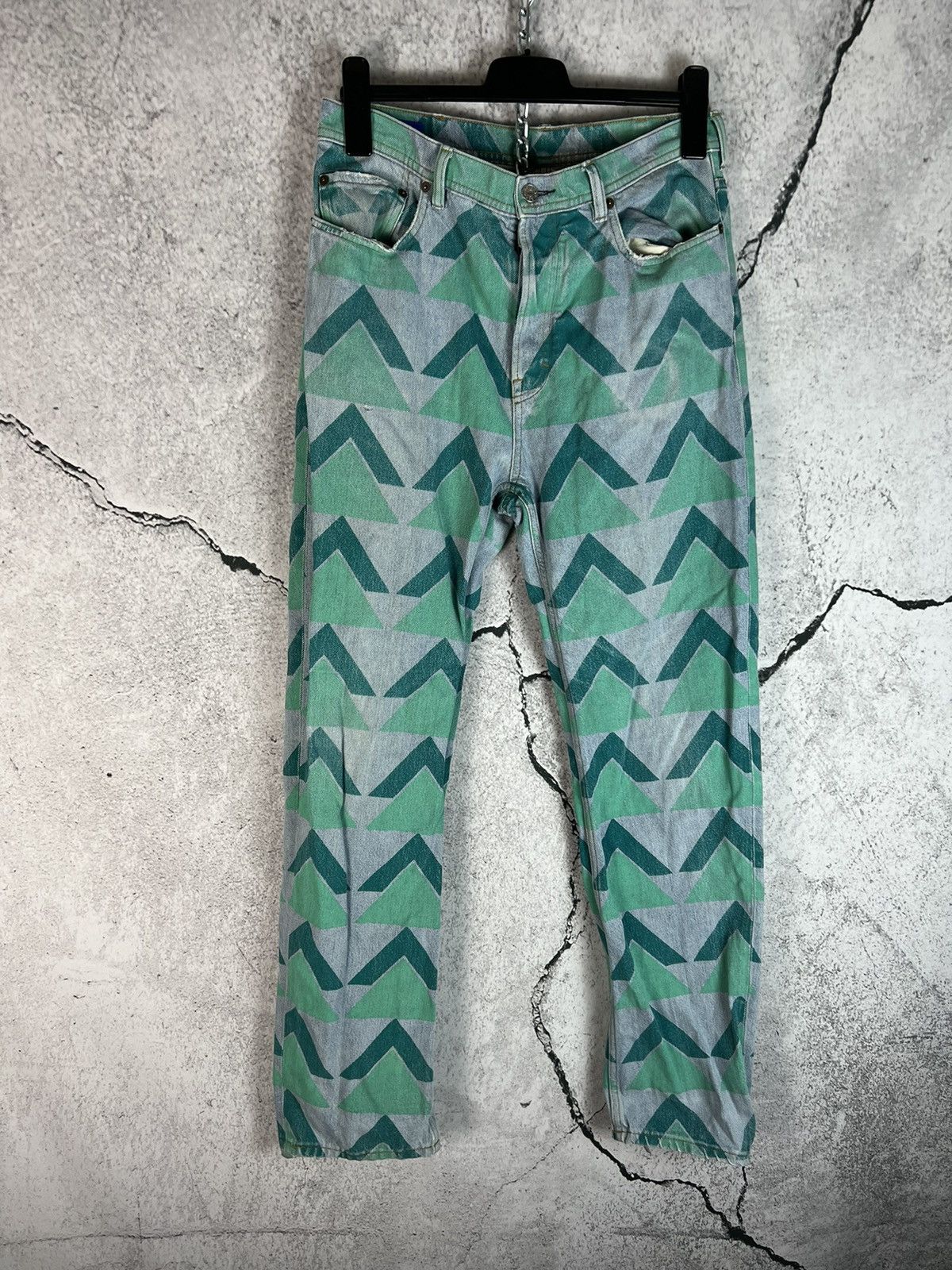 Acne Studios ACNE STUDIOS BLA KONST denim W30 L34 Distressed Land Print Size US 33 - 2 Thumbnail