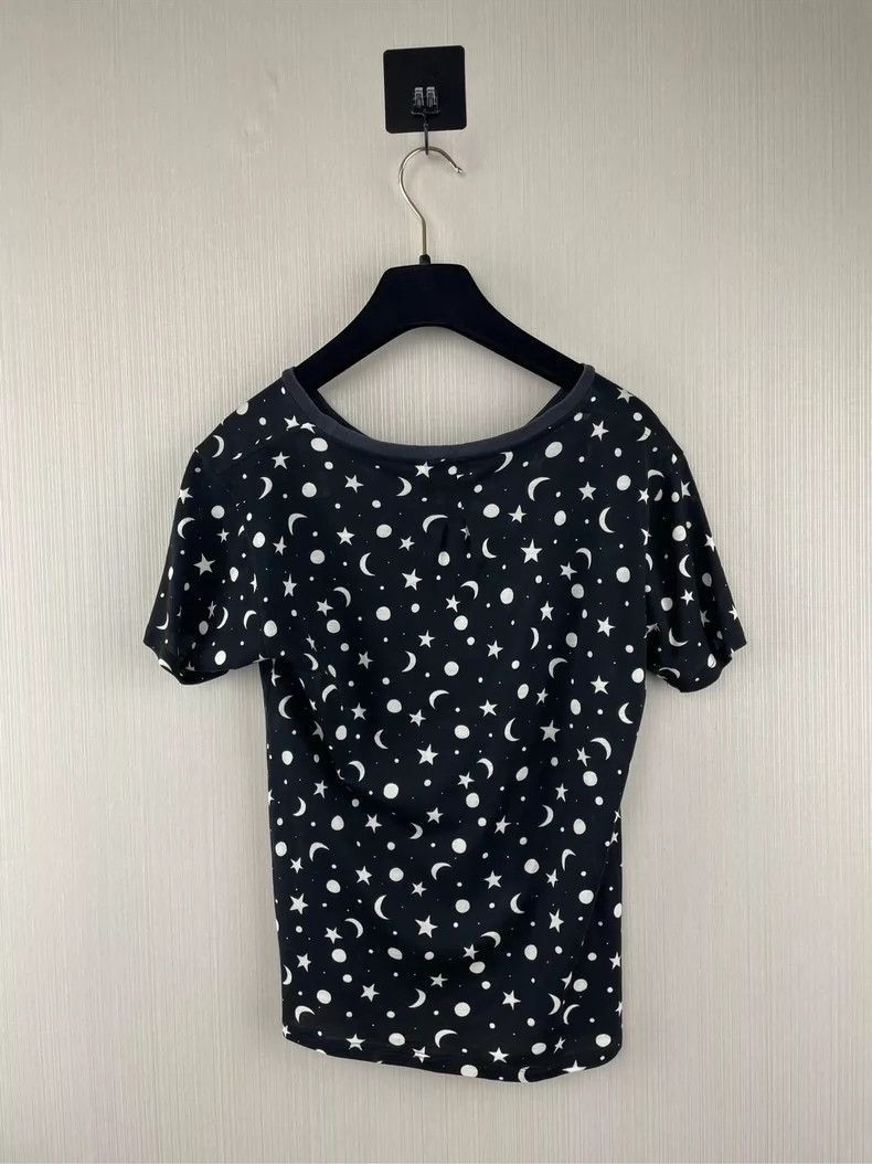 Saint Laurent Paris Saint Laurent Paris Saint Laurent Moon and Star Print Shor Size US S / EU 44-46 / 1 - 2 Thumbnail