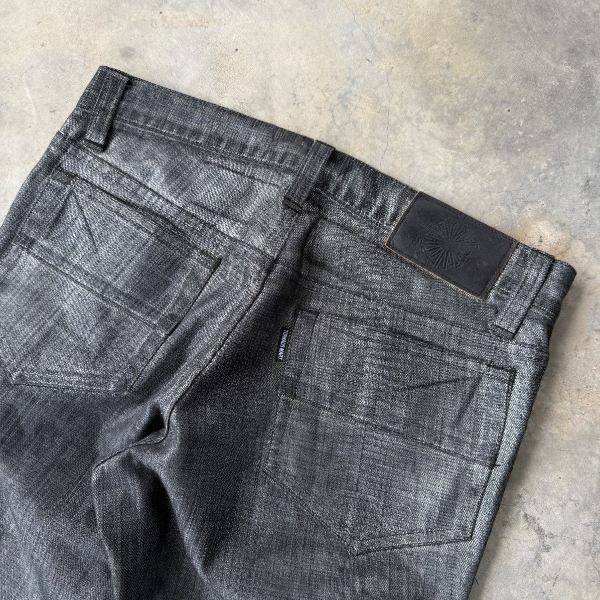 Tornado Mart Vintage Tornado Mart Flare Wax Jeans Size US 30 / EU 46 - 4 Thumbnail