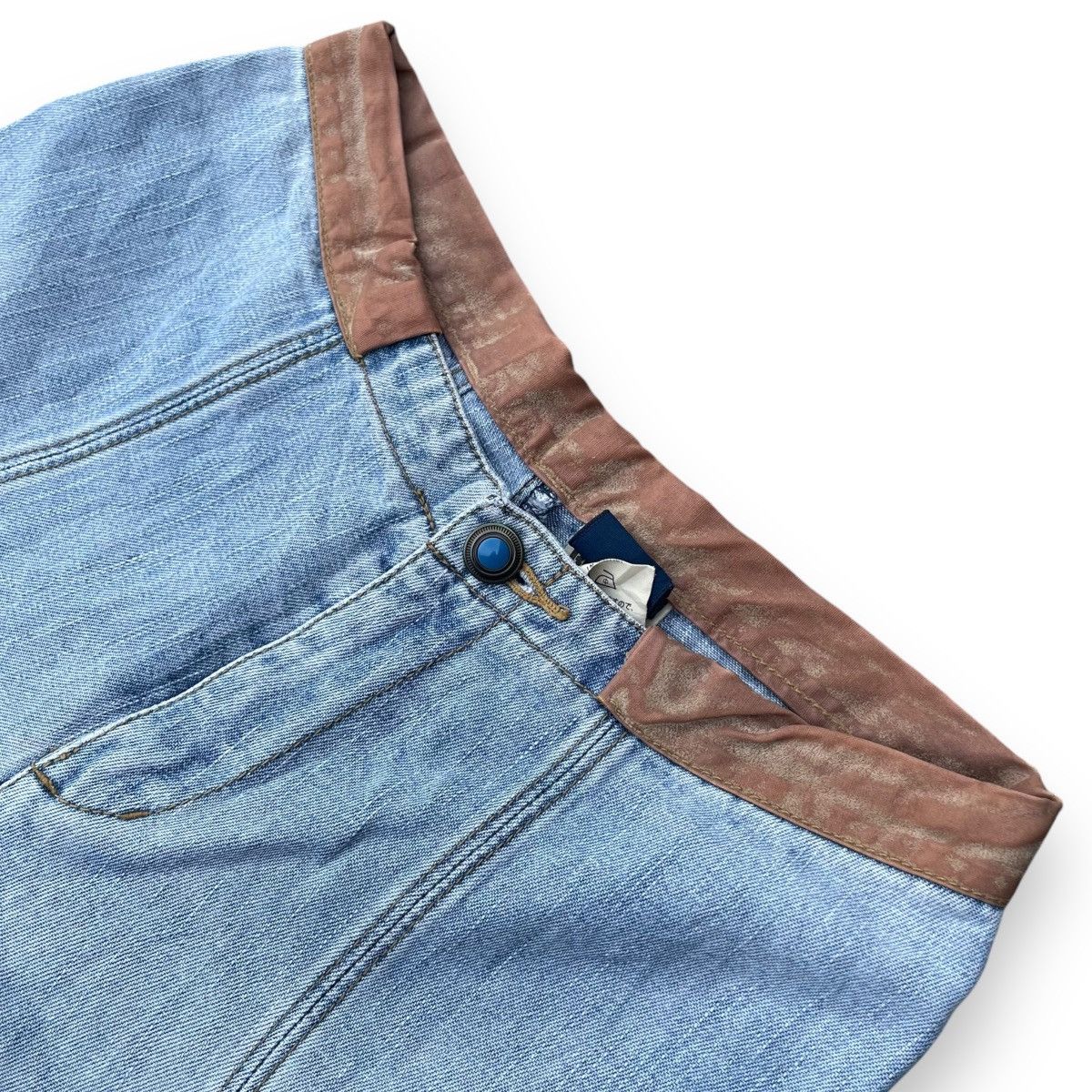 If Six Was Nine × Japanese Brand × Le Grande Bleu (L.G.B.) 🇯🇵 SUPER FLARE RIGHT-ON DENIM PANTS Size 26" / US 2 / IT 38 - 6 Thumbnail