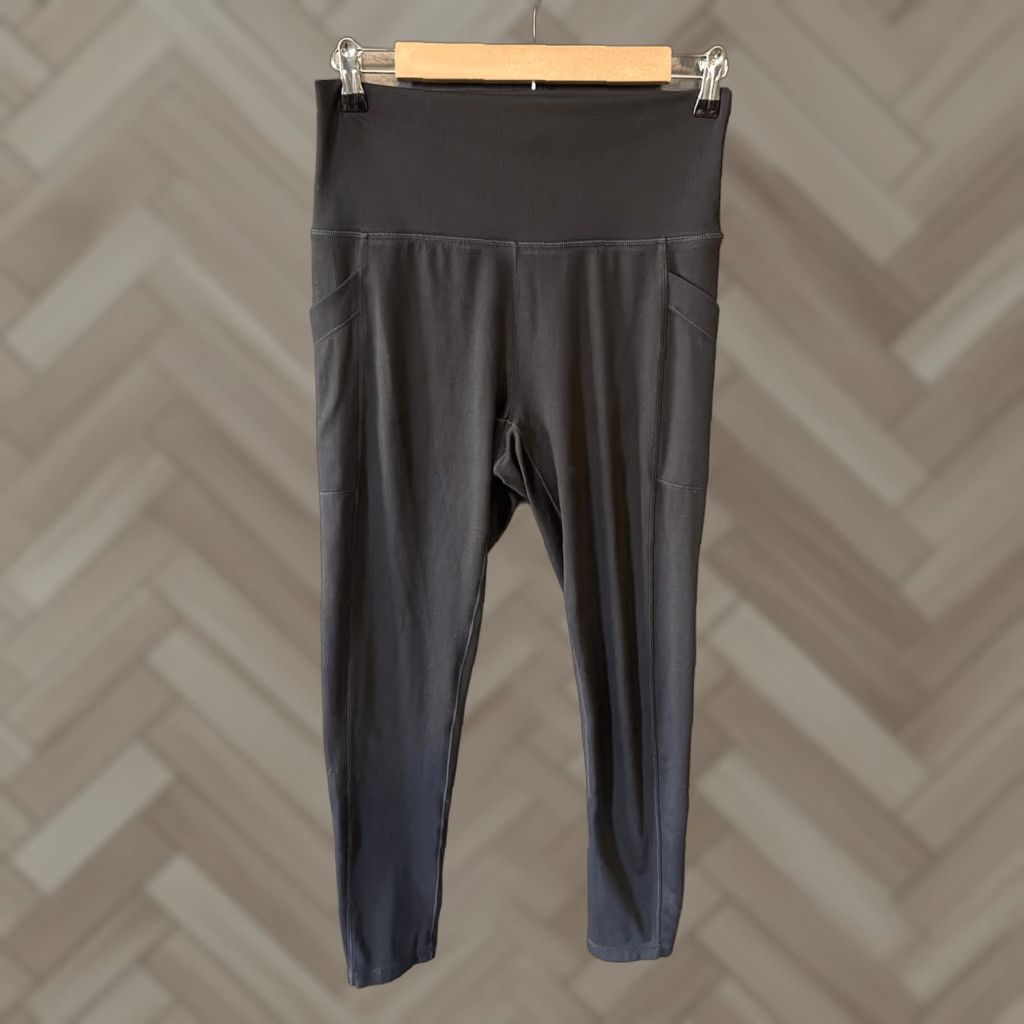 Prana Prana Leggings Black High Rise Performance Stretch Women’s Size Large Size 36" / US 14 / IT 50 - 1 Thumbnail