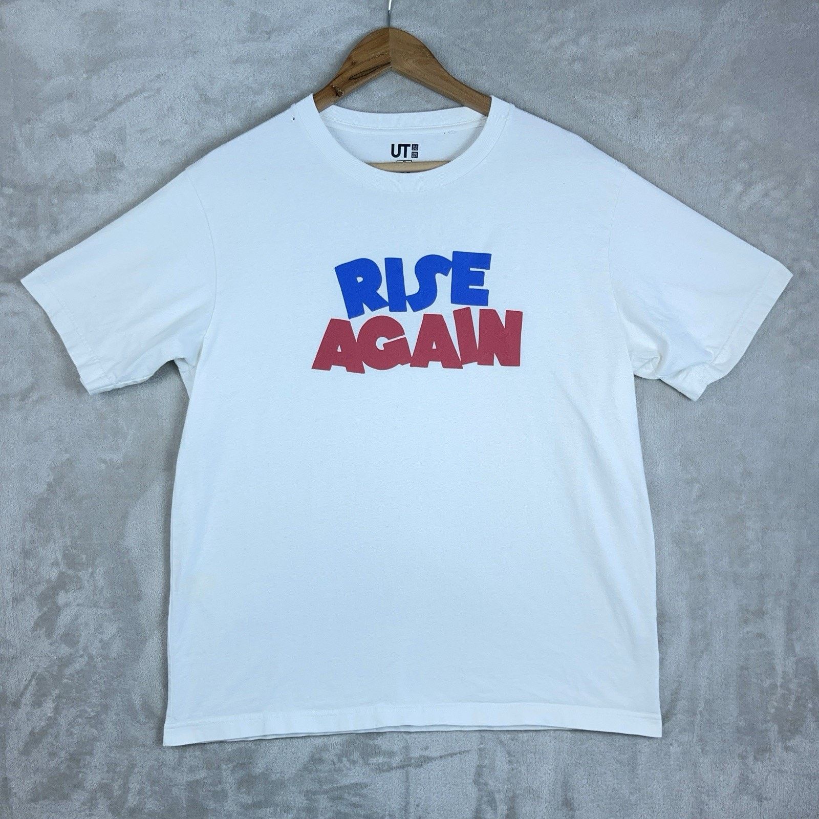 Uniqlo Verdy x Uniqlo Rise Again Logo Tee 2019 Collab Wasted Youth Size US M / EU 48-50 / 2 - 1 Thumbnail
