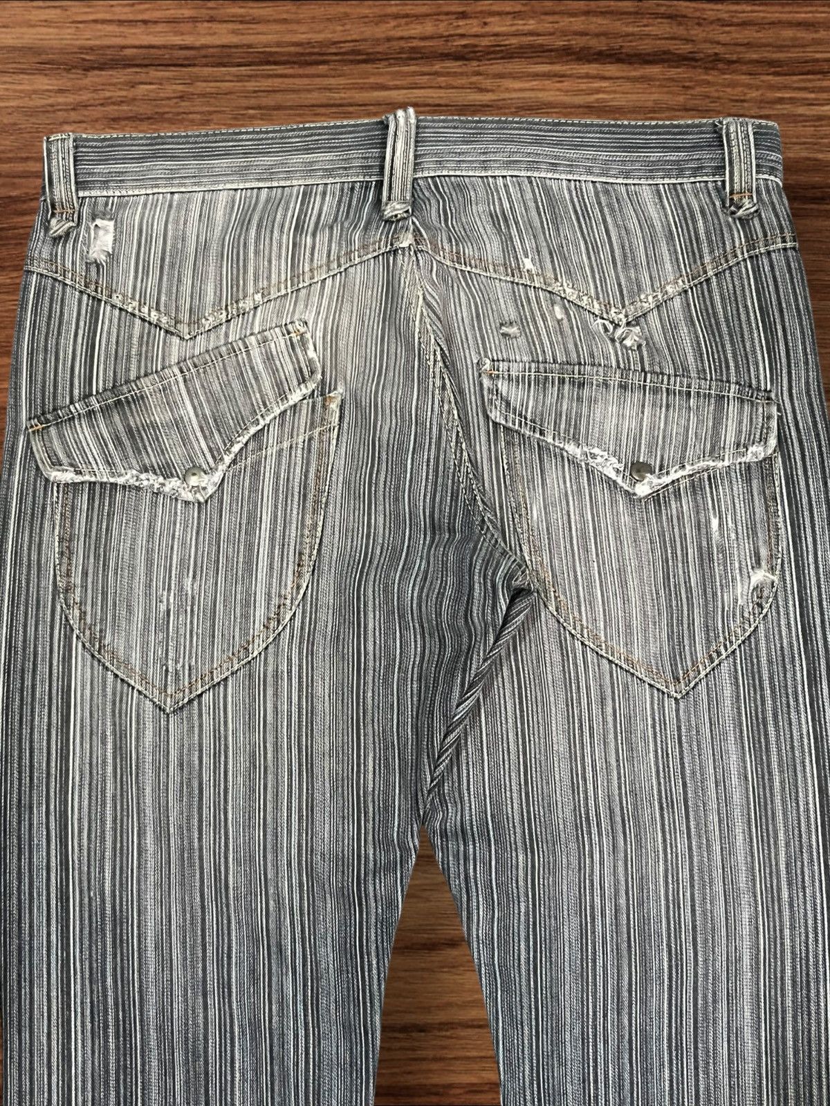 If Six Was Nine ⚡️Flare⚡️Vintage Japanese Brand Ikka Button Fly Flare Jeans Size US 34 / EU 50 - 9 Thumbnail