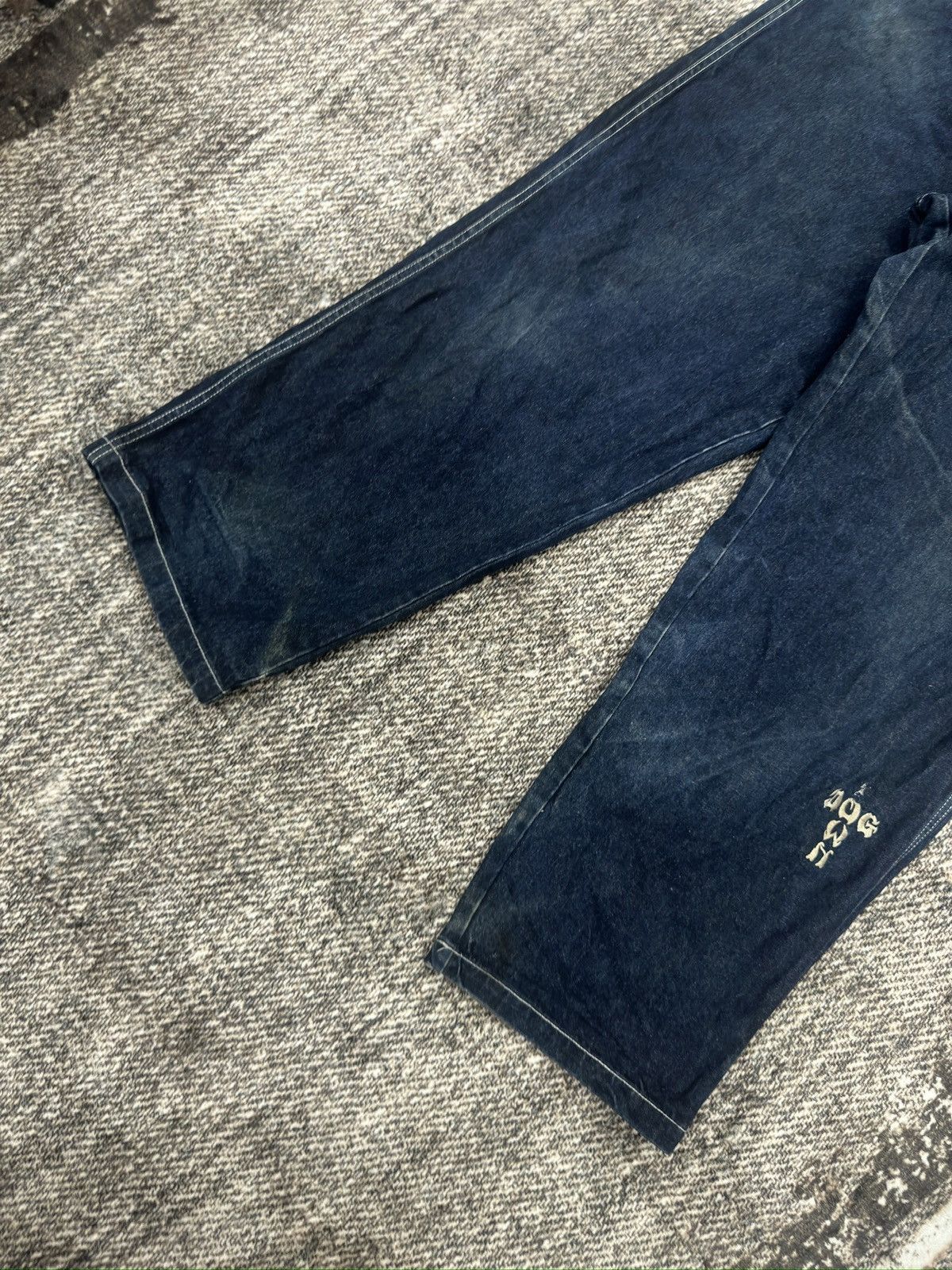 Dogtown × Vintage Vintage Dog Town Black Dragon Skate Baggy Jean Pants Size US 34 / EU 50 - 2 Thumbnail