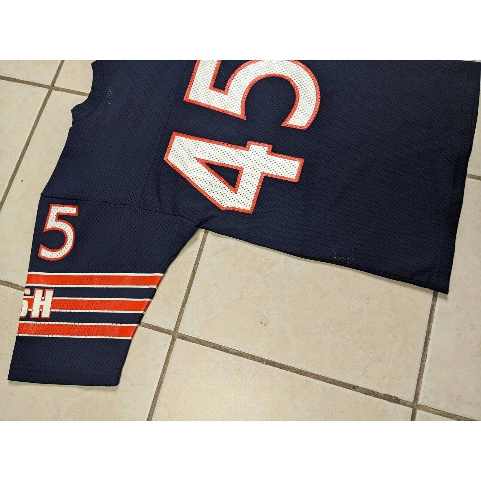 MacGregor Vtg 1980s Sand Knit Chicago Bears Gary Fencik #45 Jersey USA Size US S / EU 44-46 / 1 - 11 Thumbnail
