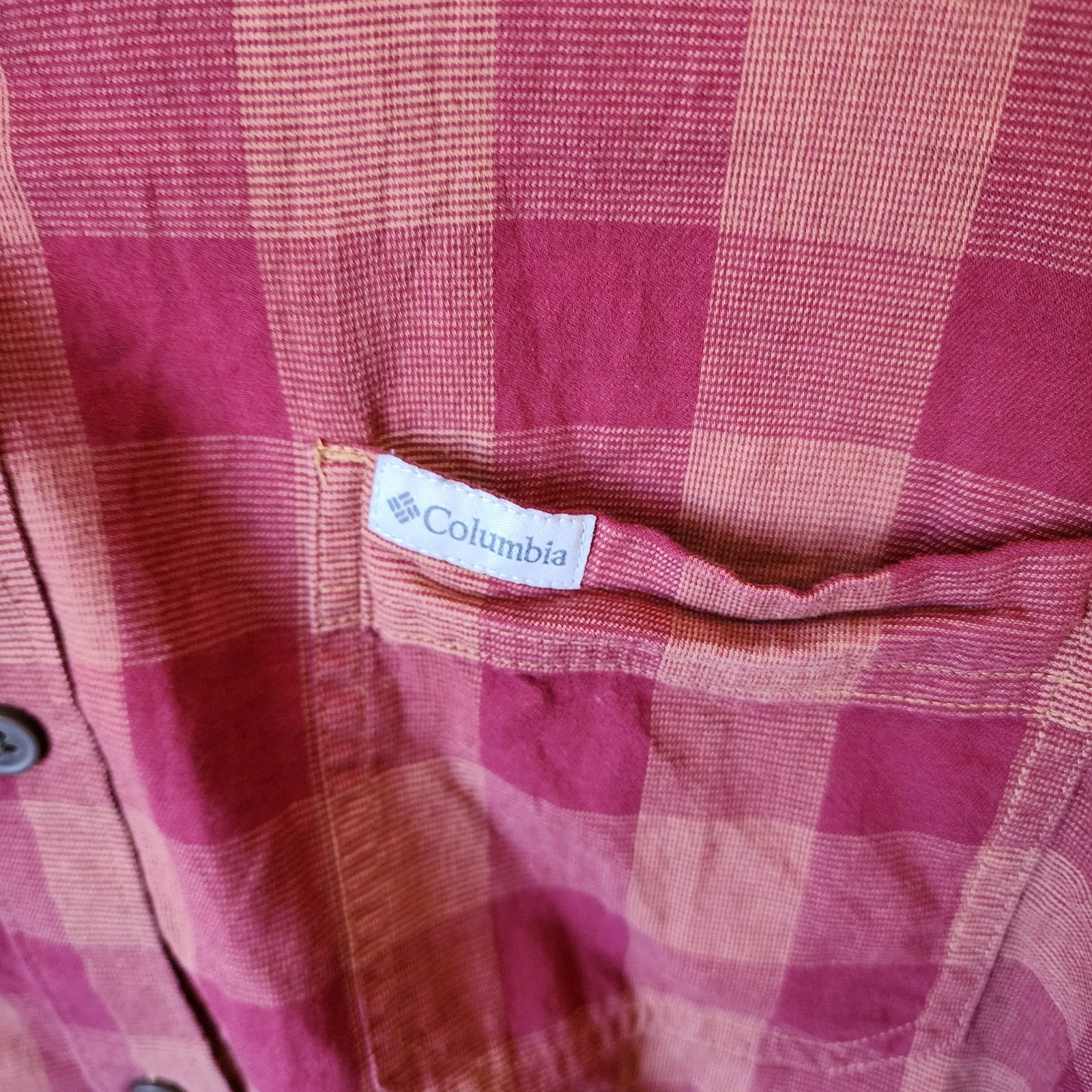 Columbia Columbia Men's XL Red Plaid Long Sleeve Shirt India Size US XL / EU 56 / 4 - 7 Thumbnail