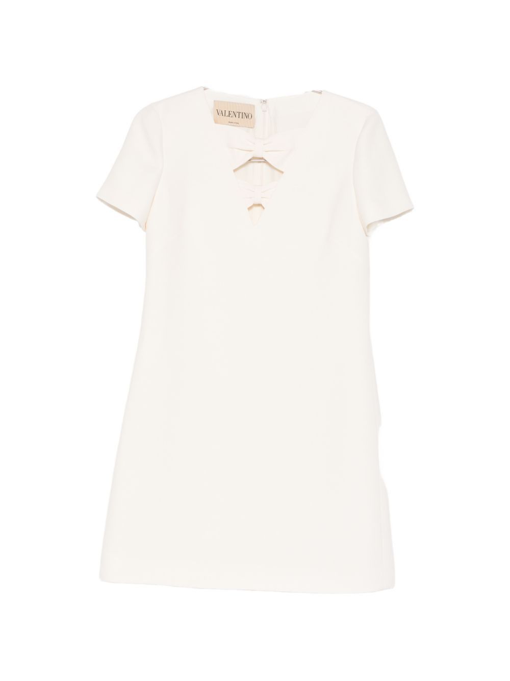 Valentino WOOL AND SILK BLEND SHORT DRESS Size M / US 6-8 / IT 42-44 - 1 Thumbnail