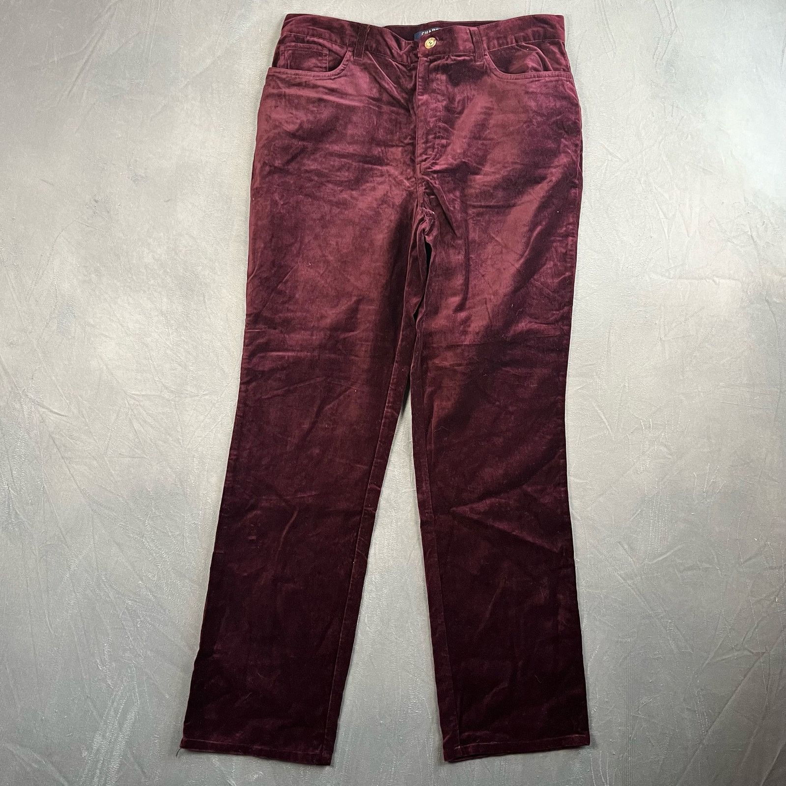 Chaps Chaps Ralph Lauren Soft Velour Pants Women's Size 12 FF-04 Size 34" / US 12 / IT 48 - 1 Thumbnail