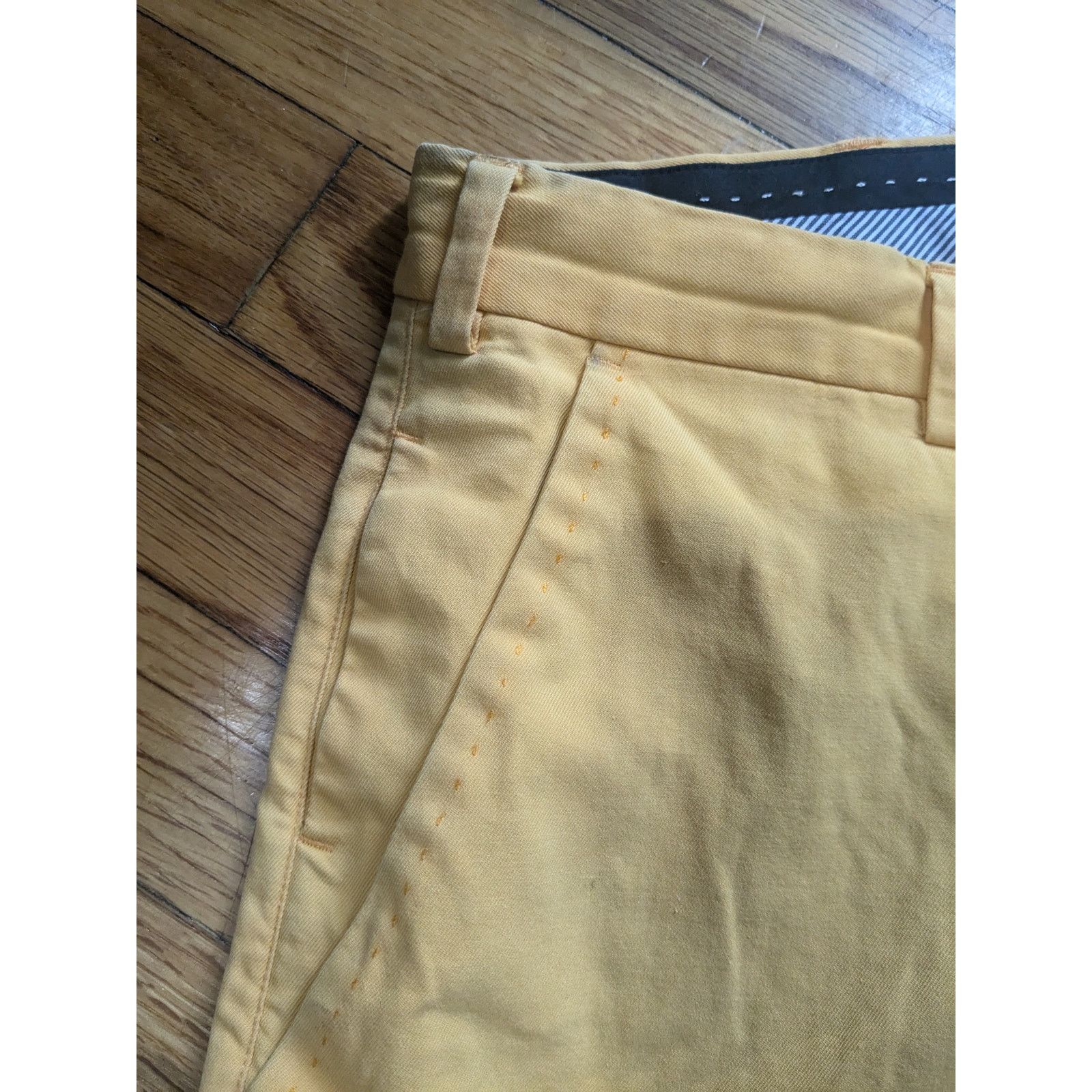 Nat Nast Nat Nast Yellow Size 35 Shorts Size US 35 - 3 Thumbnail