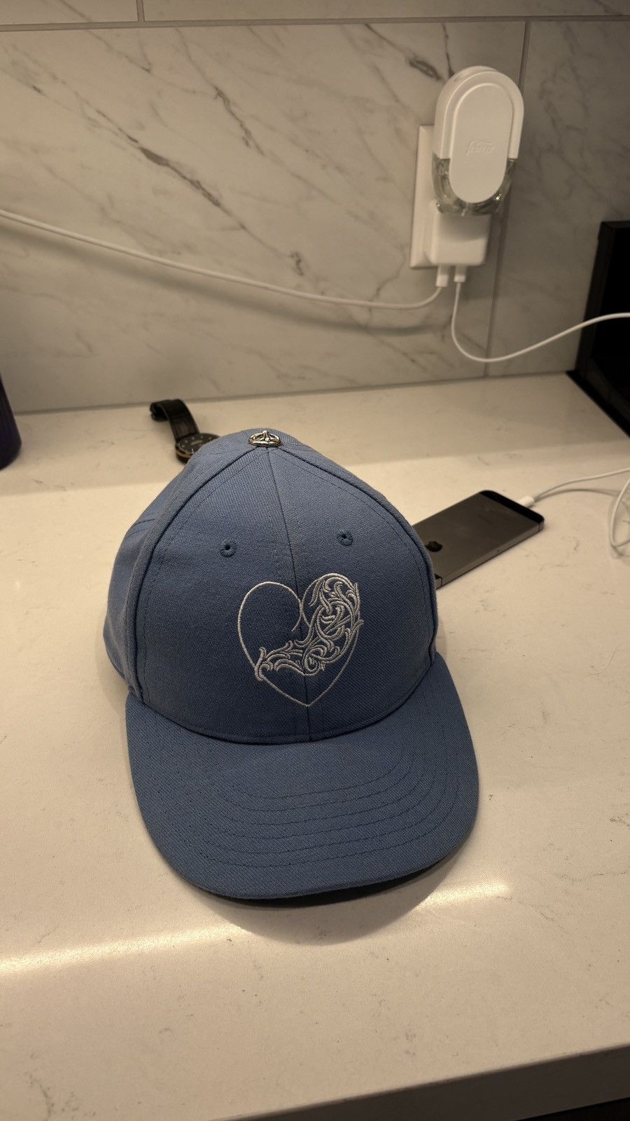 Chrome Hearts Vinny Heart Baseball Hat