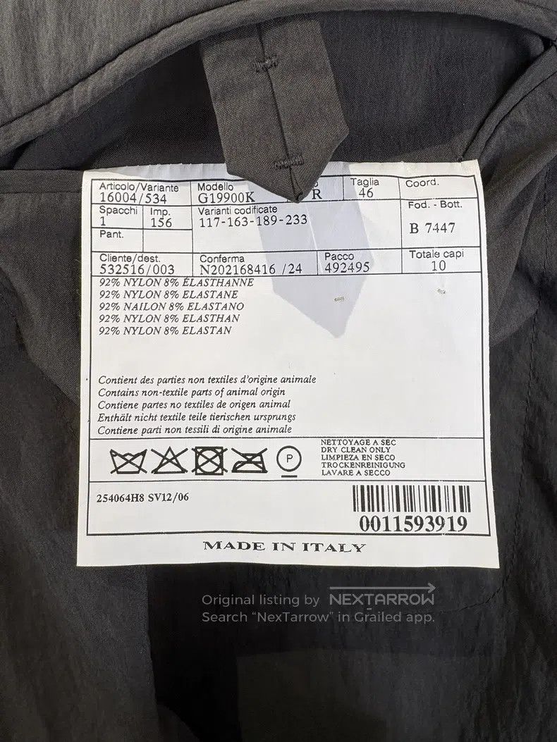 Hermes Hermes Men's blazer, fabric is 92% nylon and 8% spandex Size 46R - 6 Thumbnail